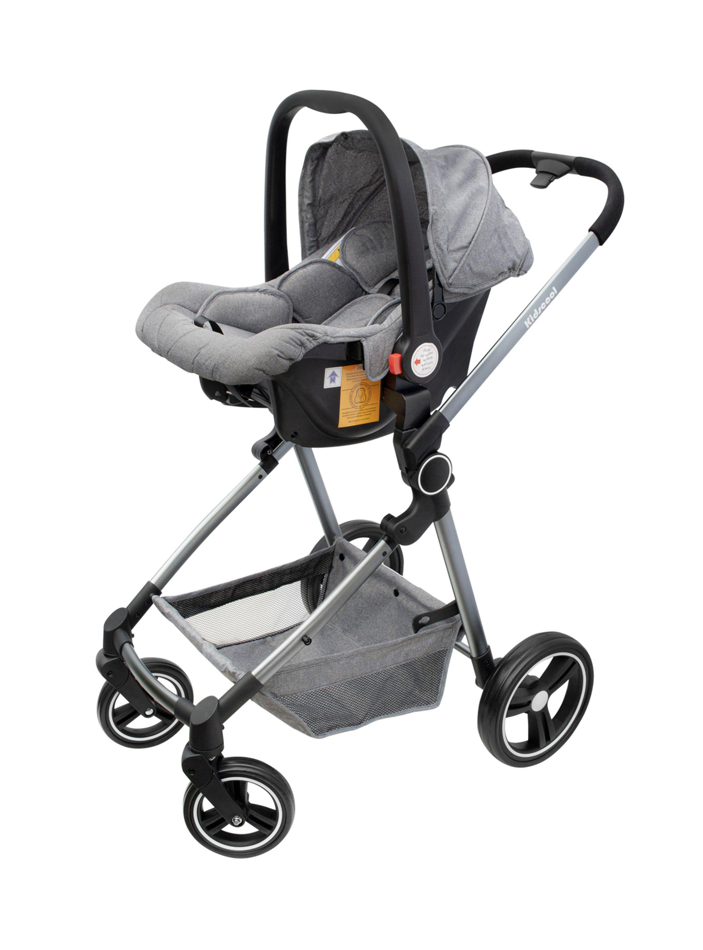 Coche Kidscool Cuna City Travel Gris-2