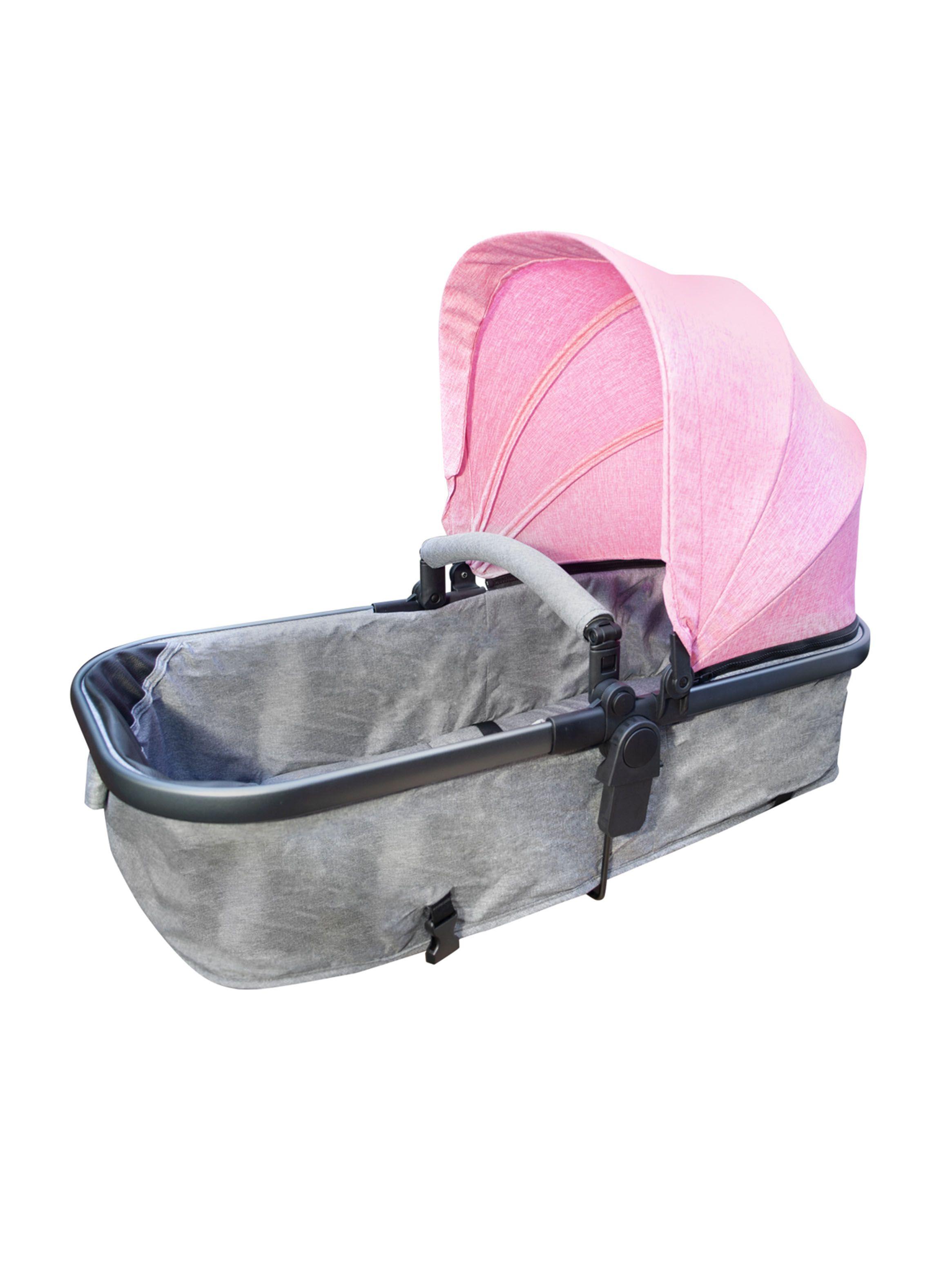 Coche Kidscool Cuna City Travel Rosado-5