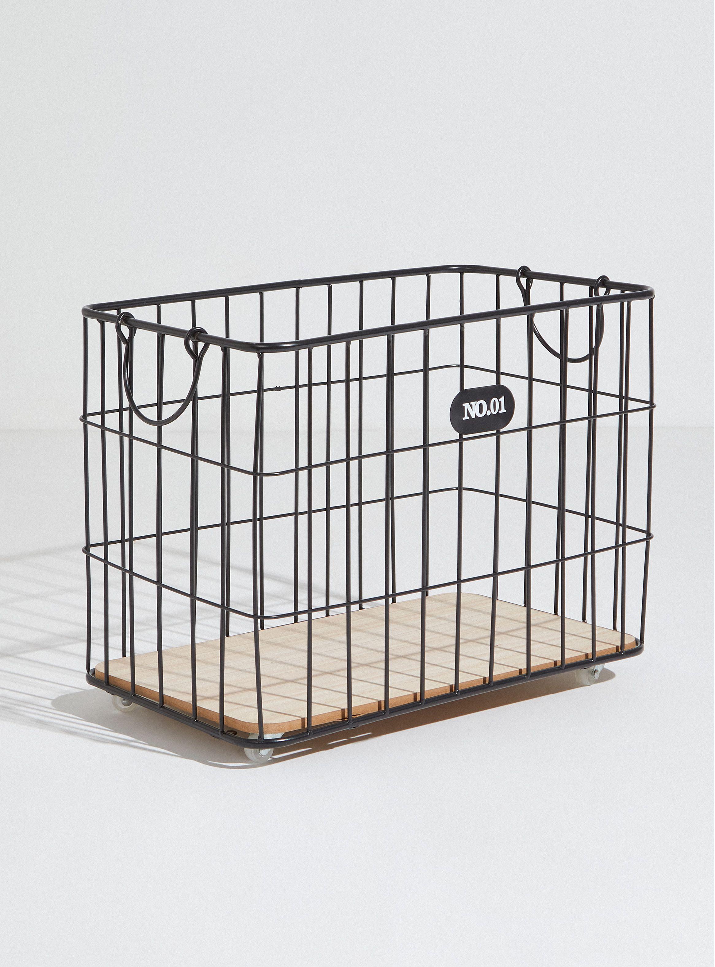 Canasto Alaniz Home Base Madera L 50 x 30 x 40 cm-0