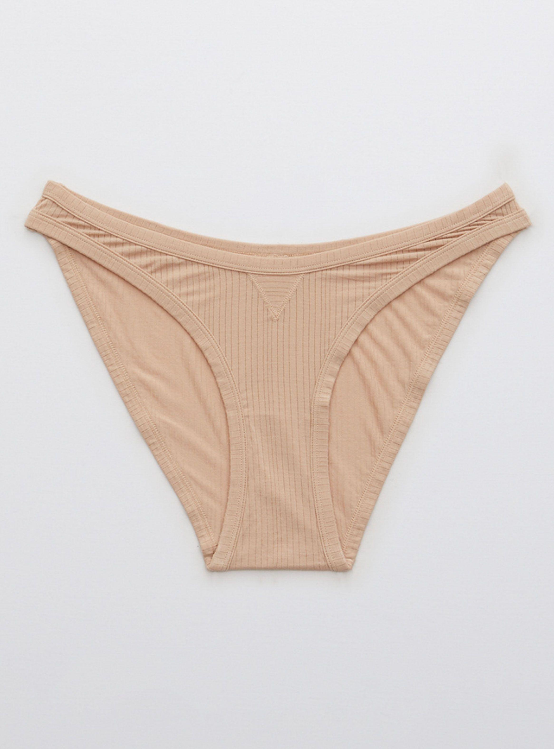 Calzón Bikinis Underwear Real Free Ribbed High Cut-0