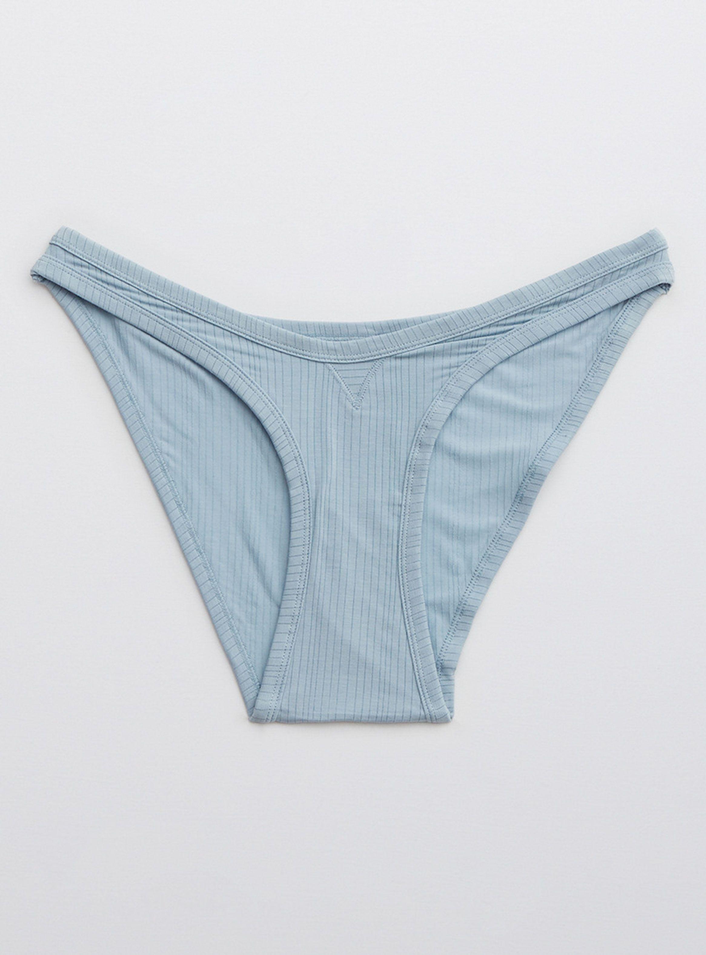 Calzón Bikinis Underwear Real Free Ribbed High Cut-0
