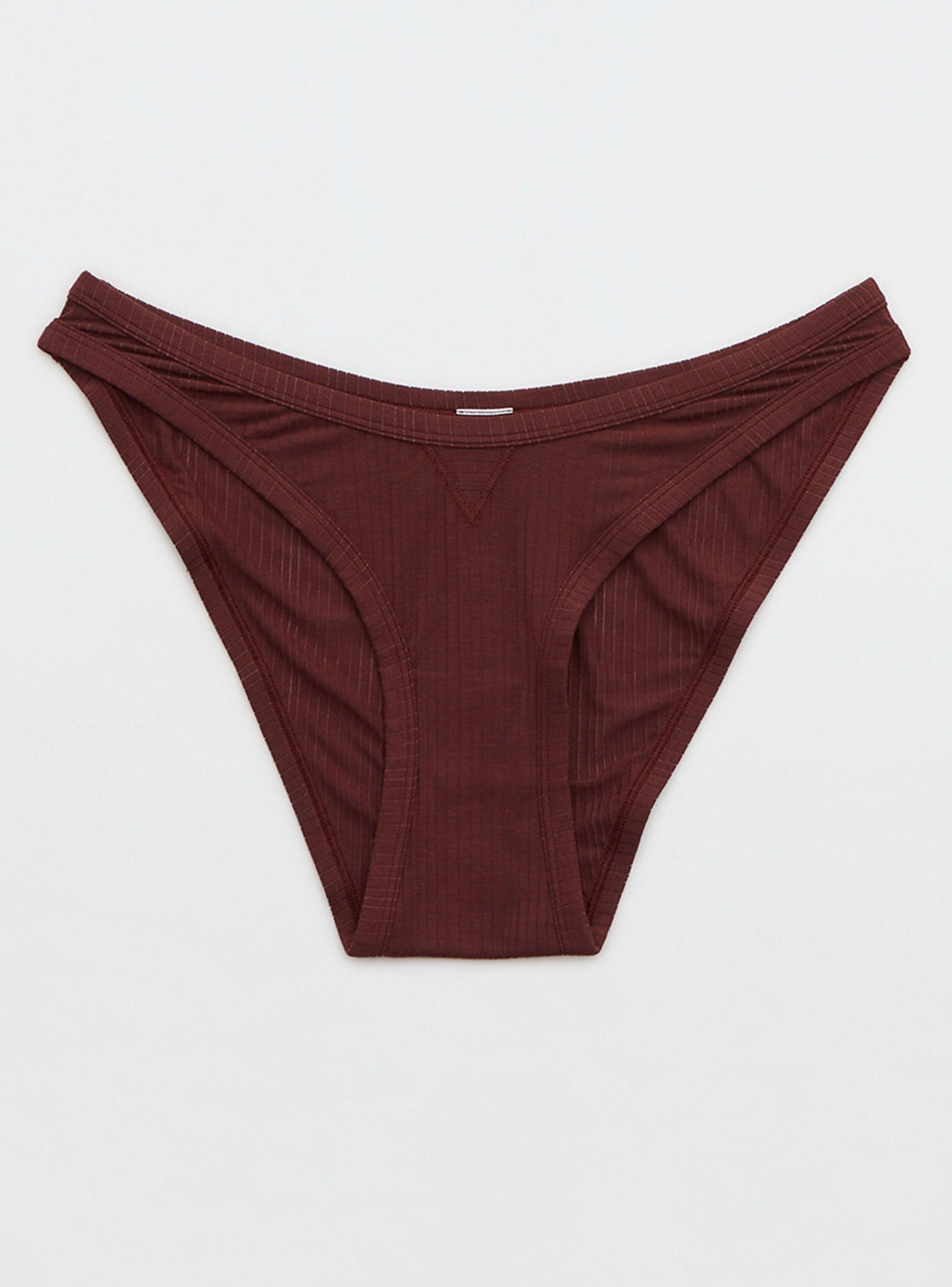 Calzón Bikinis Underwear Real Free Ribbed High Cut-0