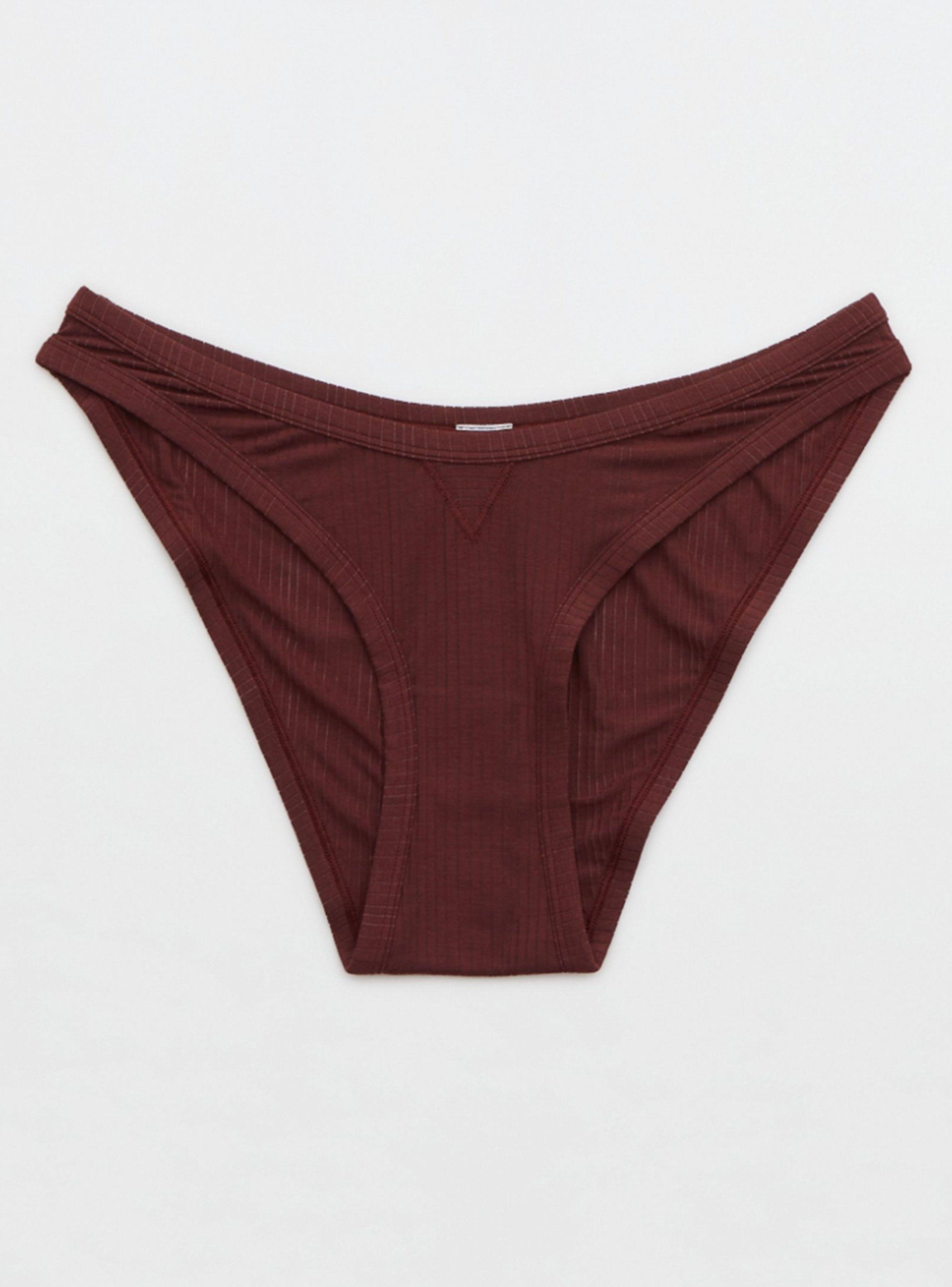 Calzón Bikinis Underwear Real Free Ribbed High Cut-0