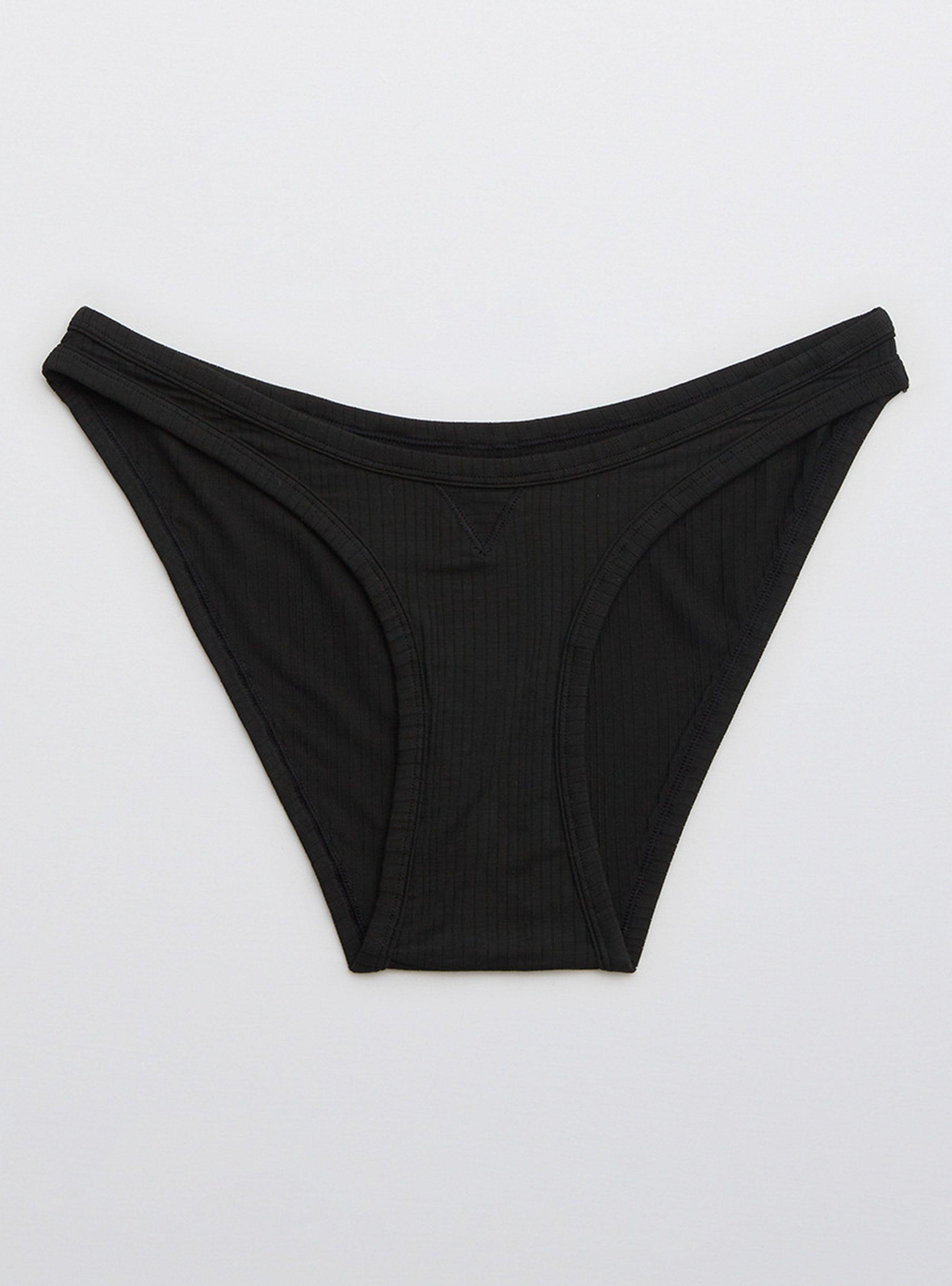 Calzón Bikinis Underwear Real Free Ribbed High Cut-0