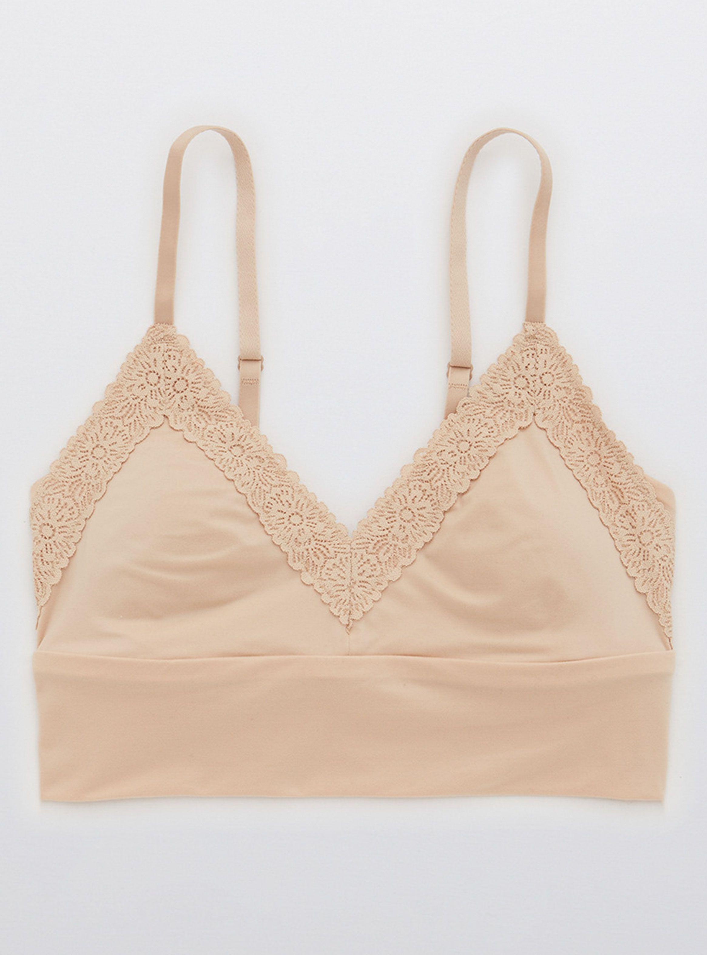 Bralette Padded Triangle  Sunnie Lace Aerie-0