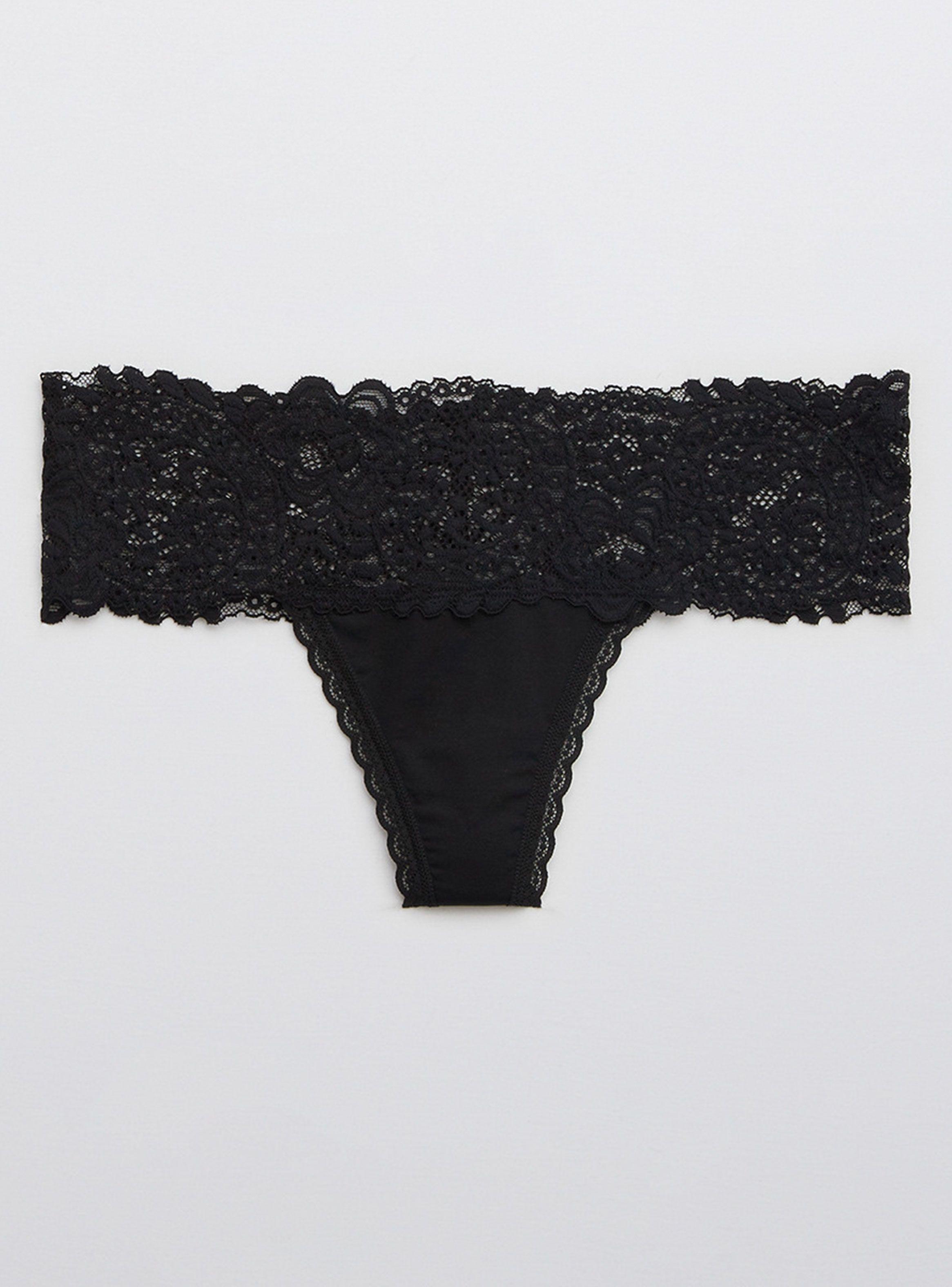 Calzón Shine Retro Lace Thong Aerie-0