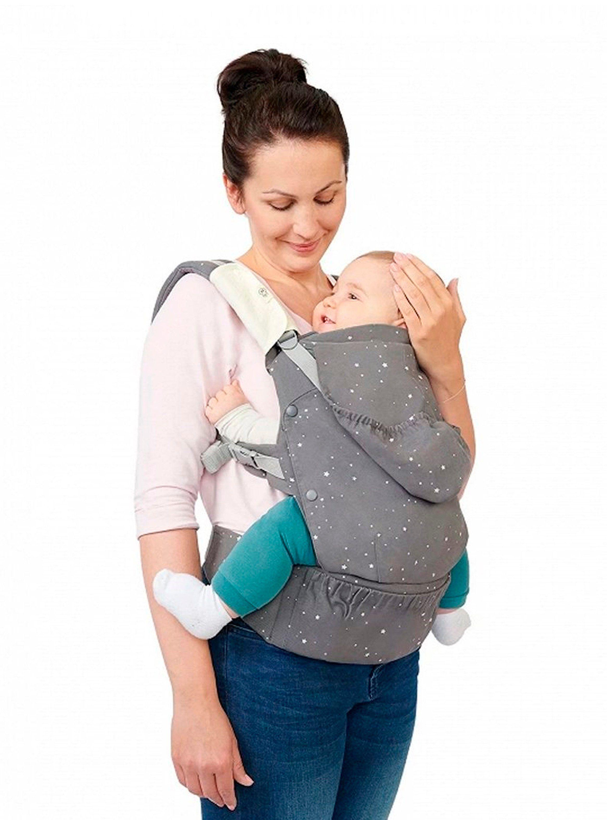 Portabebé Huggy Grey-5