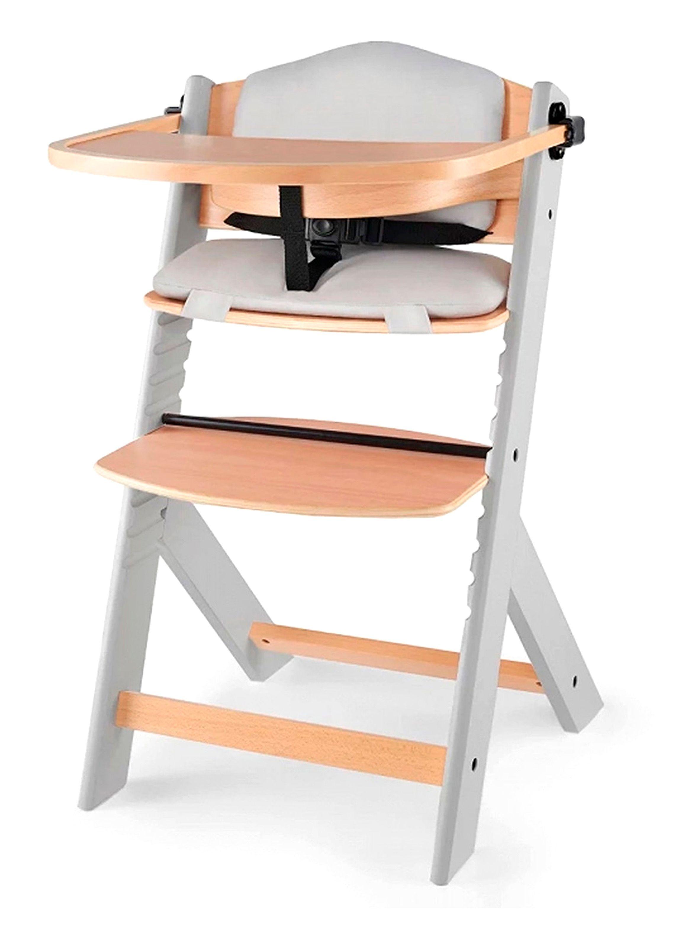 Silla de Comer Enock Madera Gris con Cojín-0