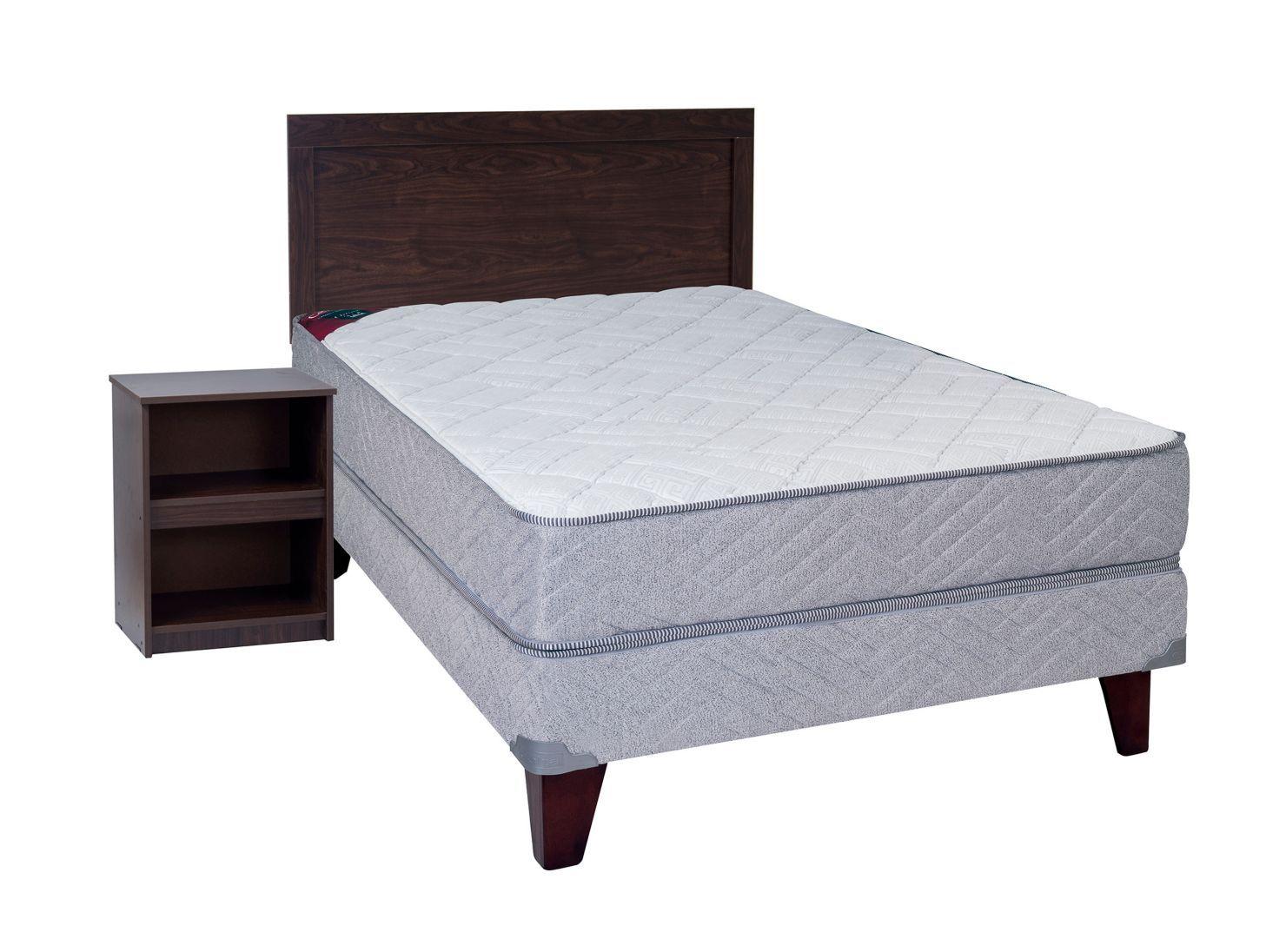 Cama Europea New Mega 1.5 Plazas + Set Muebles Cataluña-0