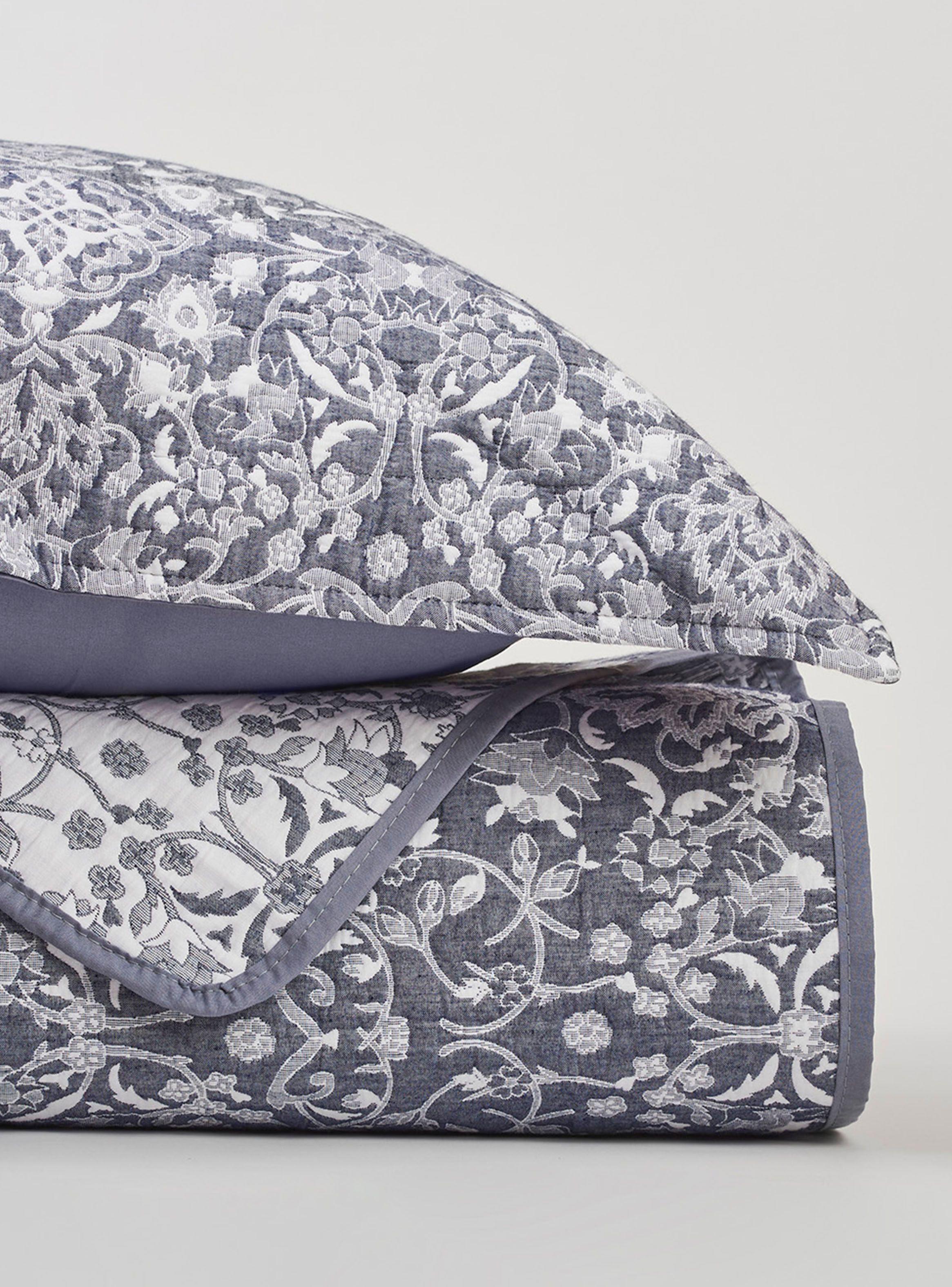 Cubrecama Jacquard Palazzo Azul 2 Plazas-2