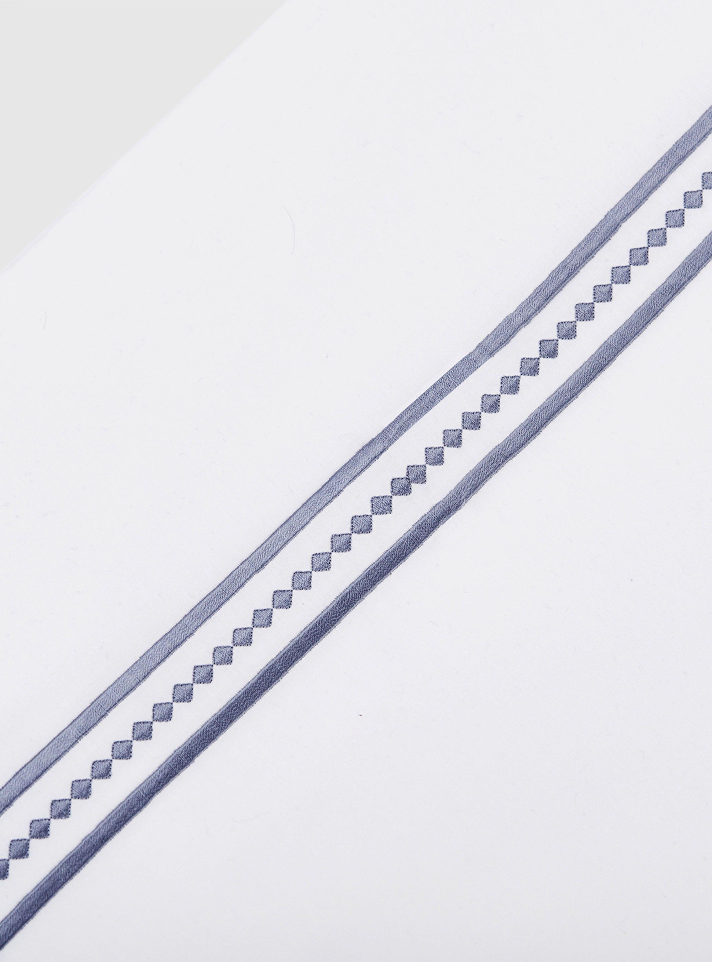 Cubreplumón Bordado Diamond Denim 200 Hilos 1.5 Plazas-2