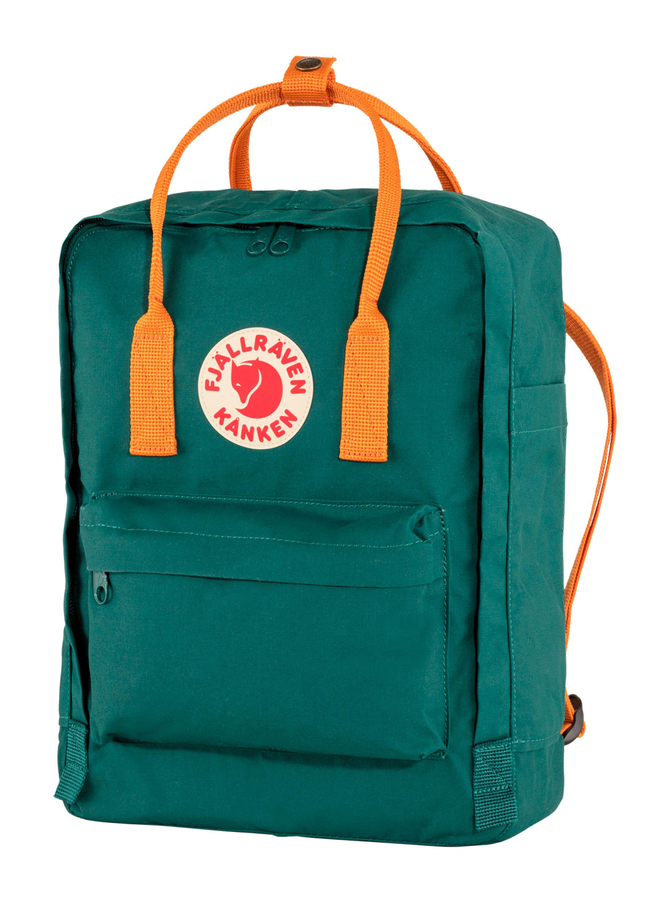 Mochila Kanken Classic Artic Green-Spicy Orange-2