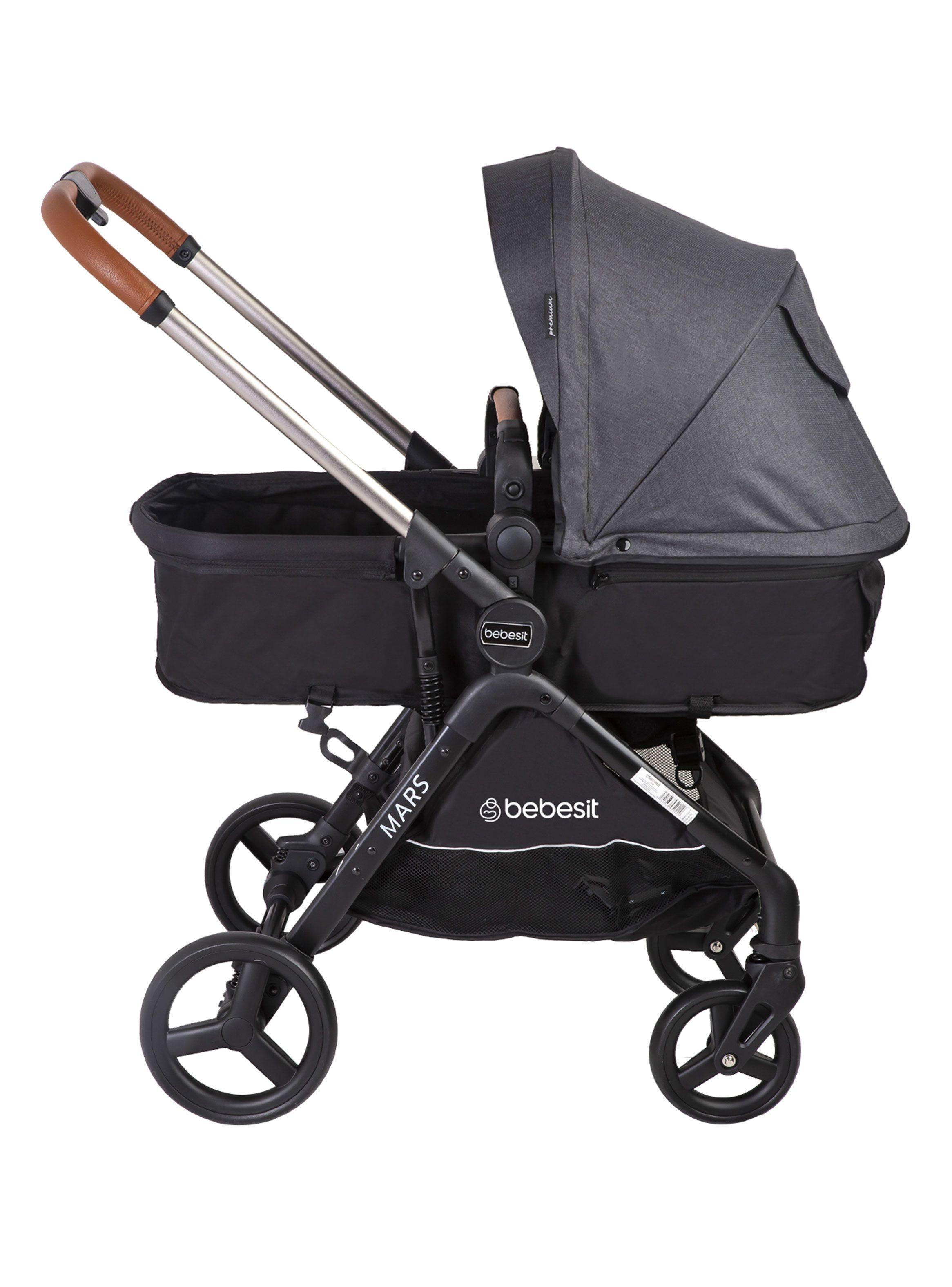 Coche Travel System Mars LX Gris Bebesit-2