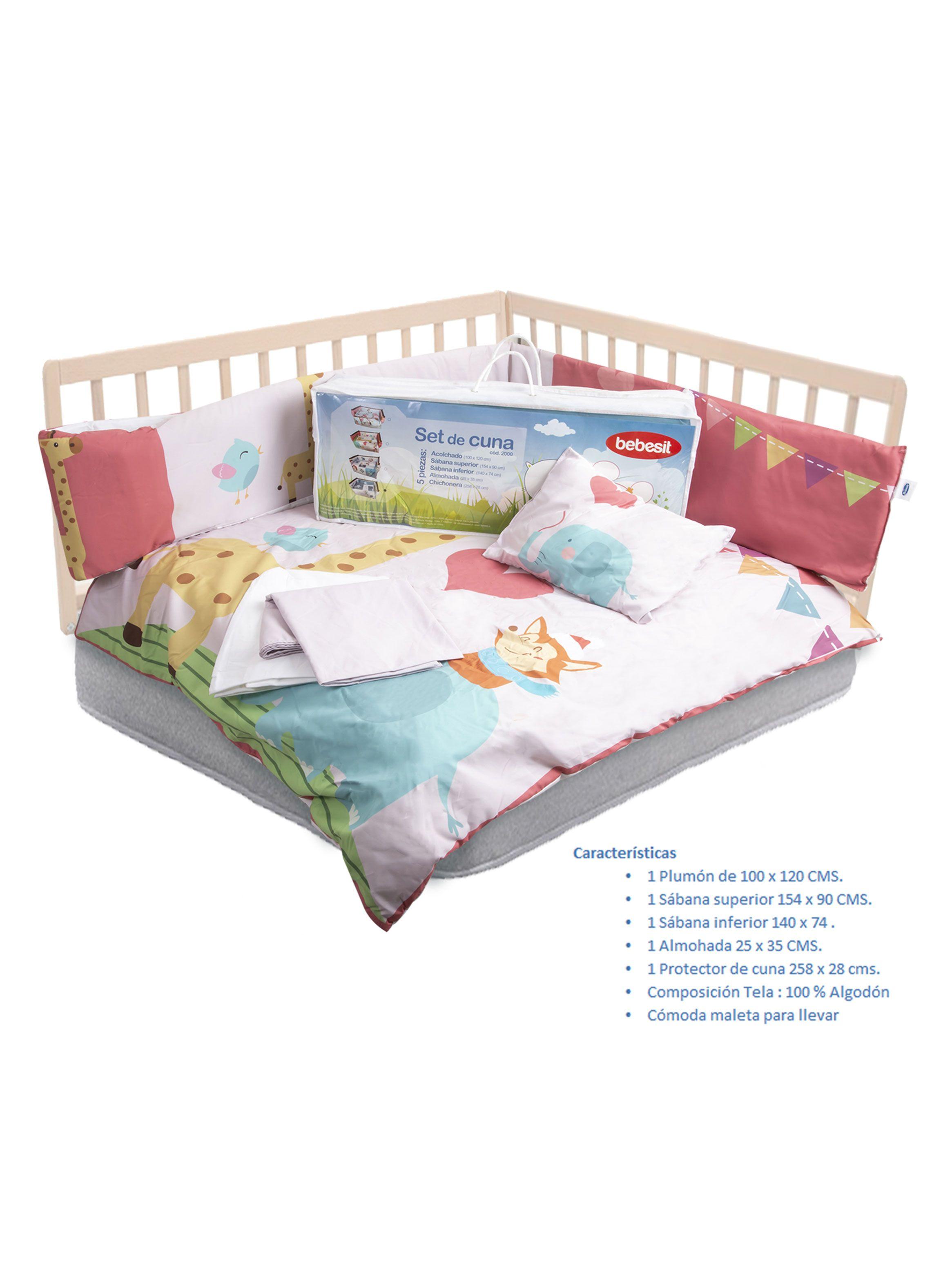 Set de Cuna Jirafa 5 Piezas Bebesit-3