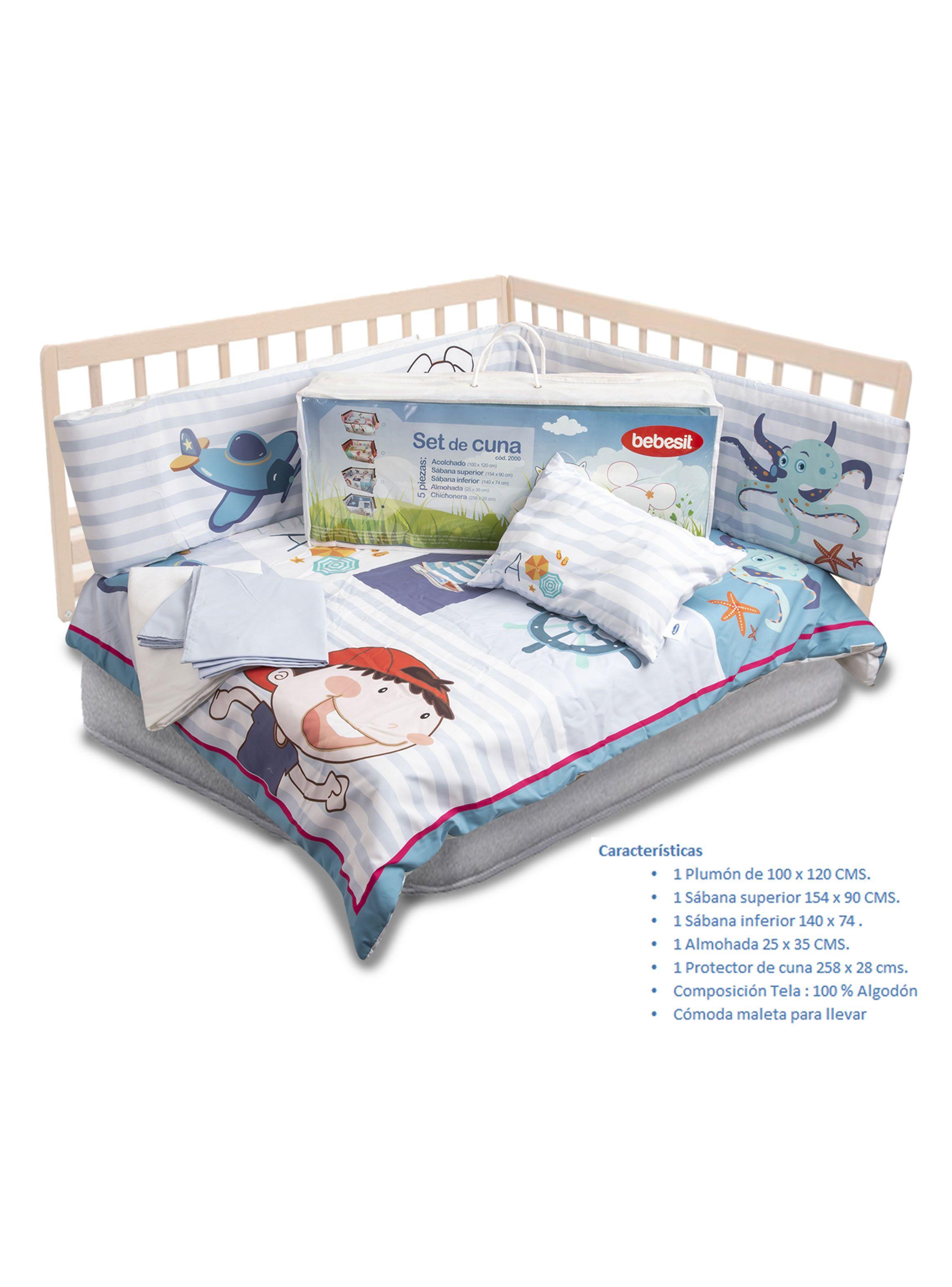 Set de Cuna Perrito Marino 5 Piezas Bebesit-4
