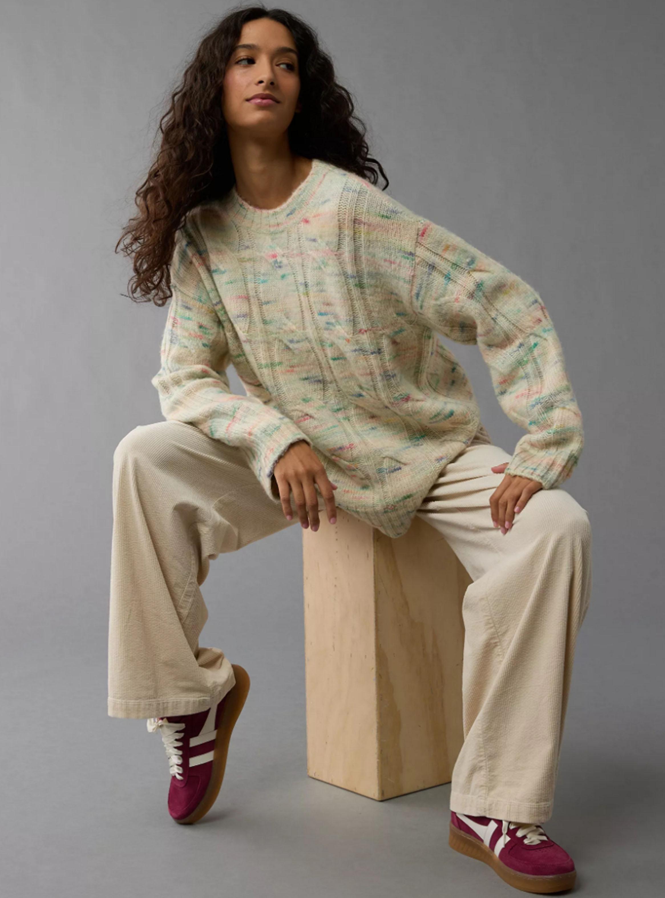 Sweater Ae Largo Trenzado-2