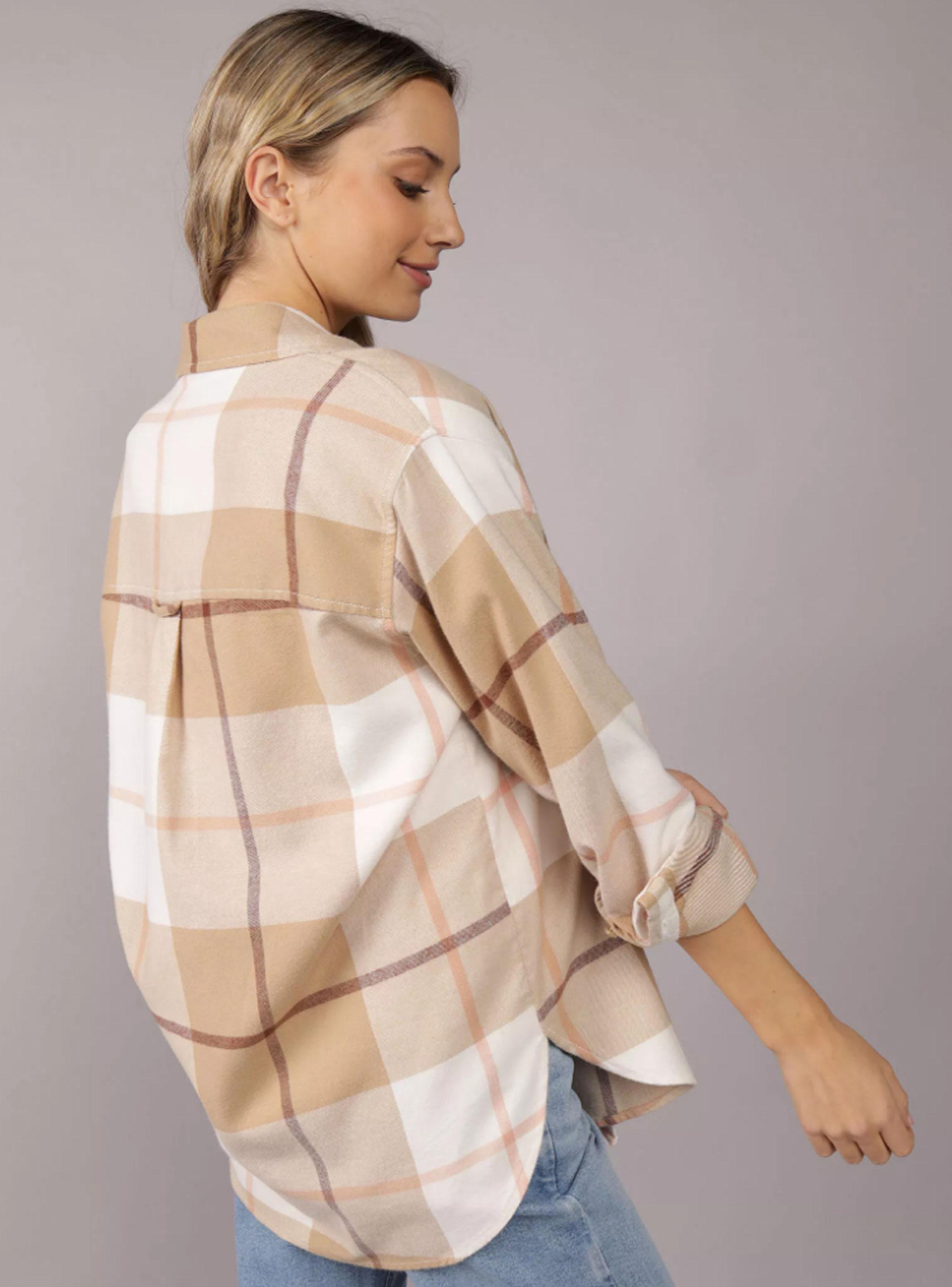 Camisa Flannel Extragrande Escocés-1