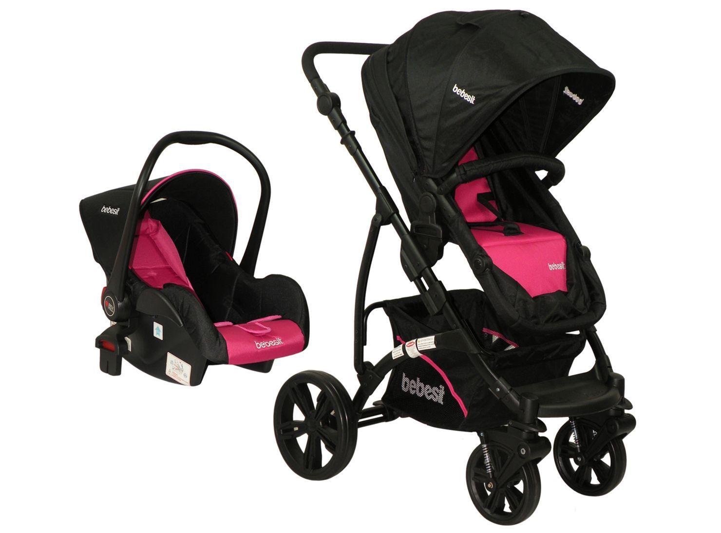 Coche Travel System Explorer Negro Bebesit-0