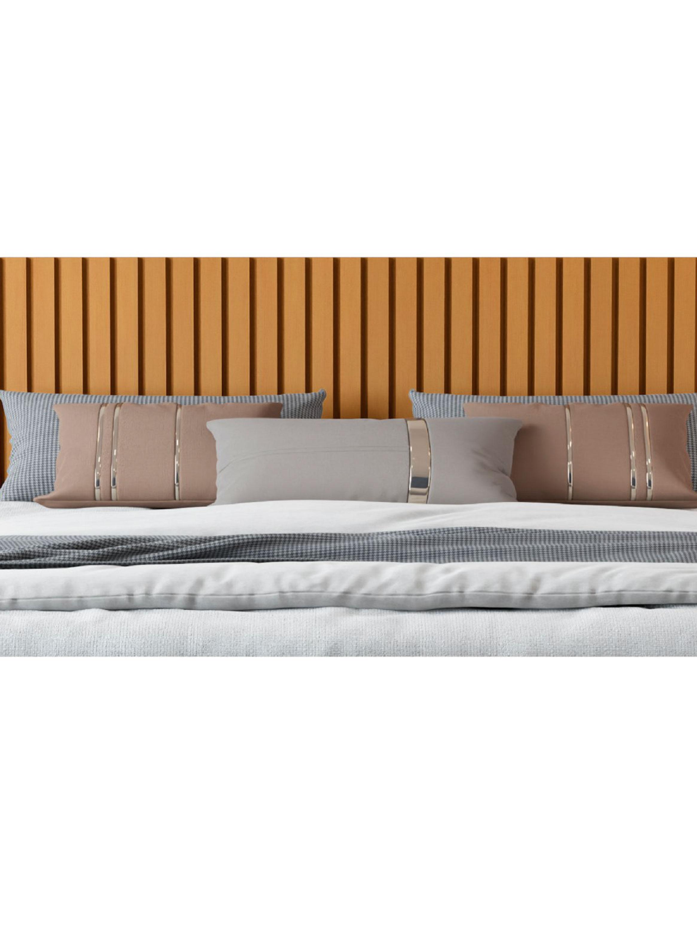 Respaldo de Cama Panel King Caramelo-3