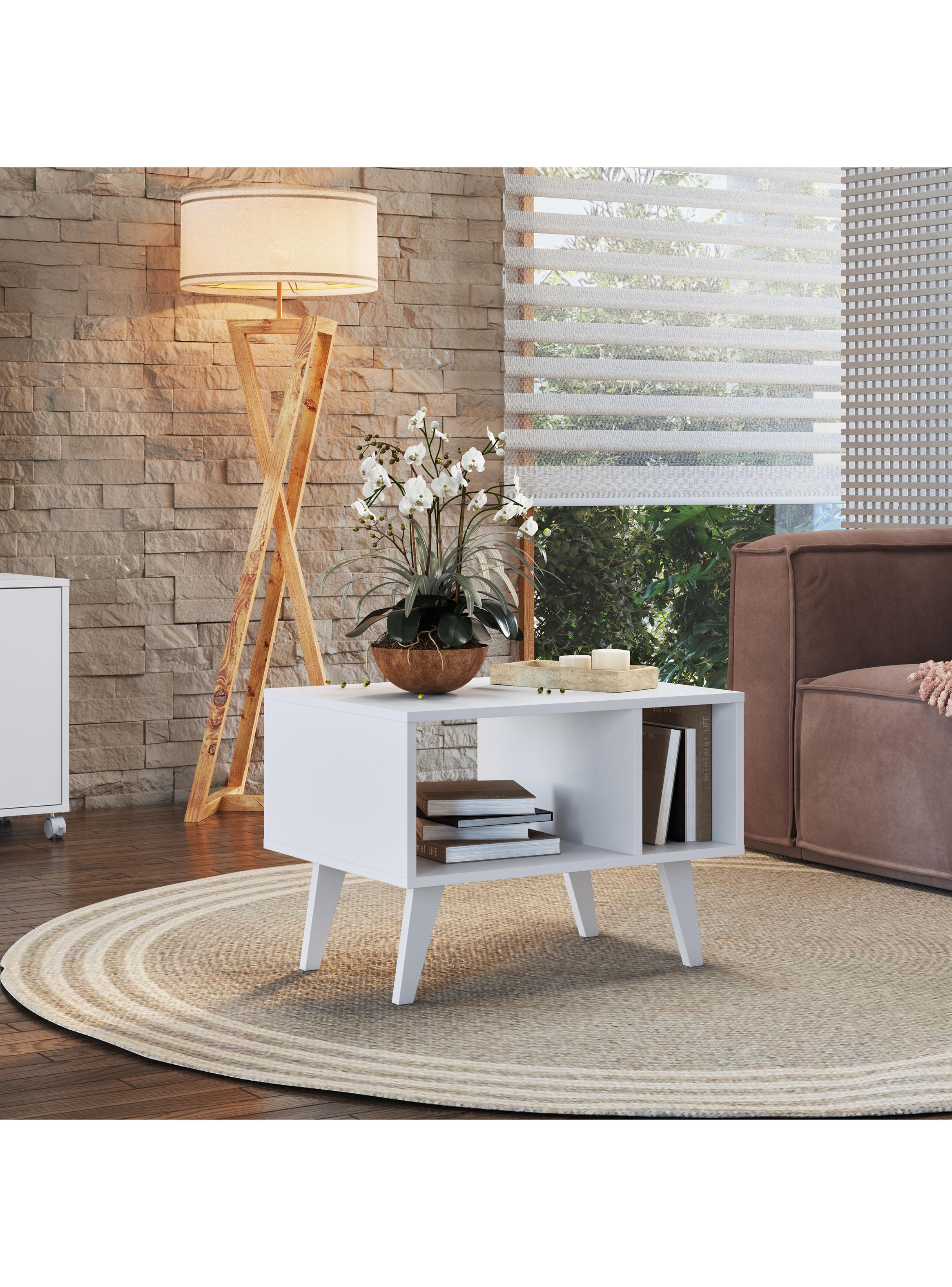 Mesa de Centro Retro B60 Blanco-3