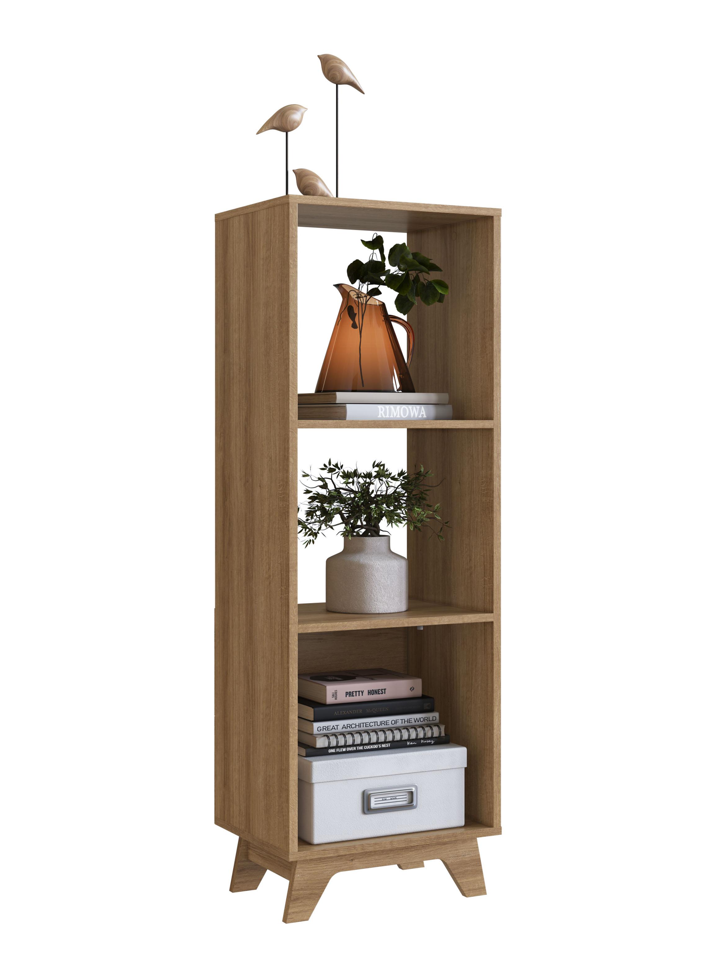 Estante Organizador Puerta + Repisas B123 Miel/Blanco-2