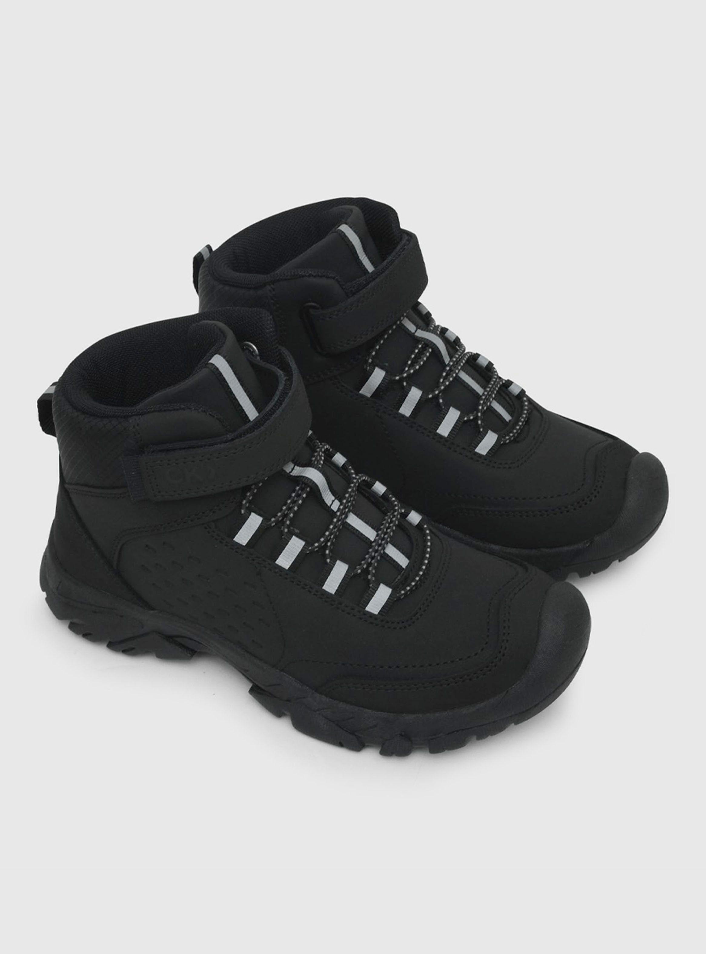 Zapato Escolar Style Botín Velcro Elástico Niño-1