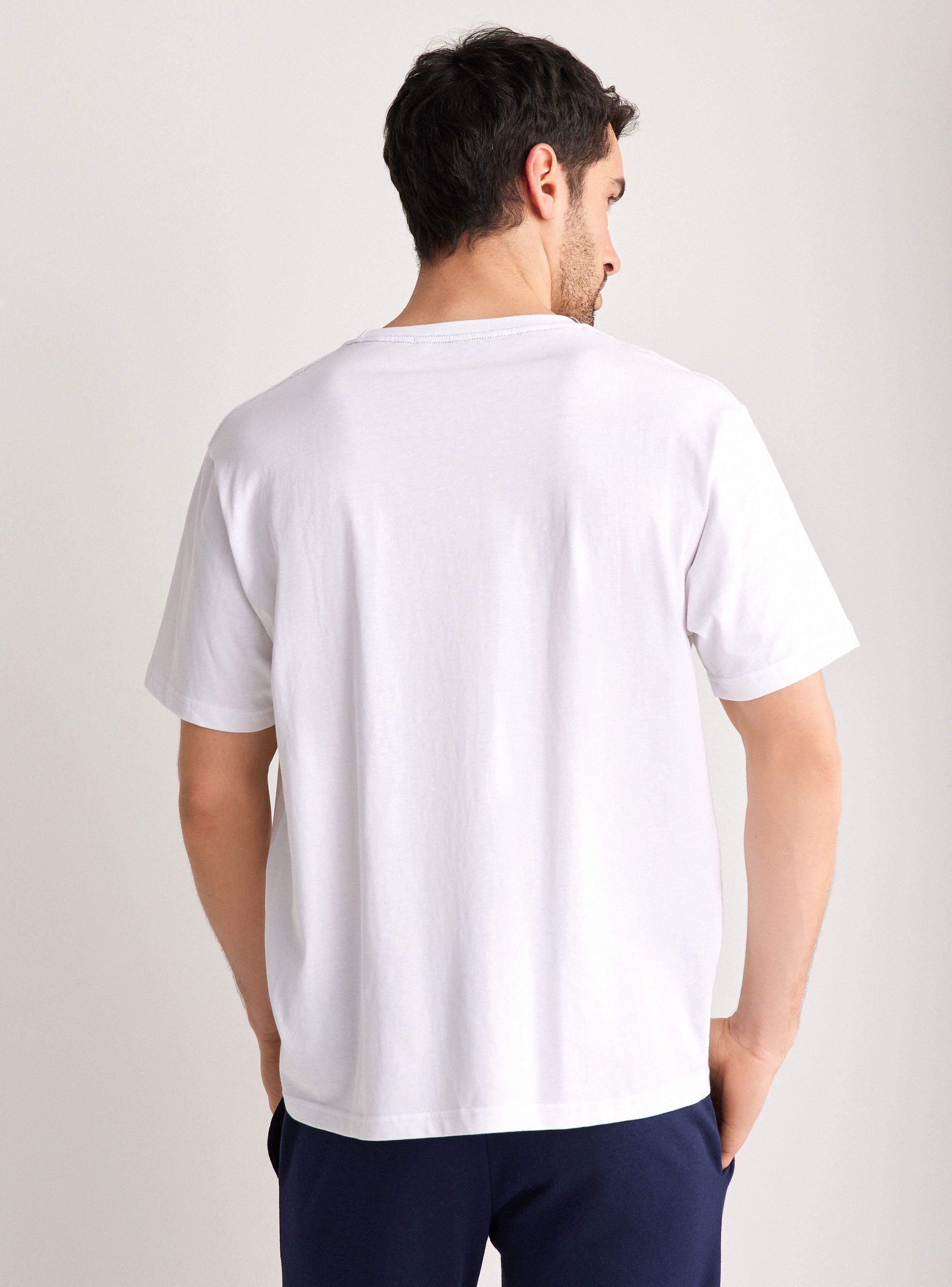 Polera Manga Corta Cuello Redondo Logo Bordado-1