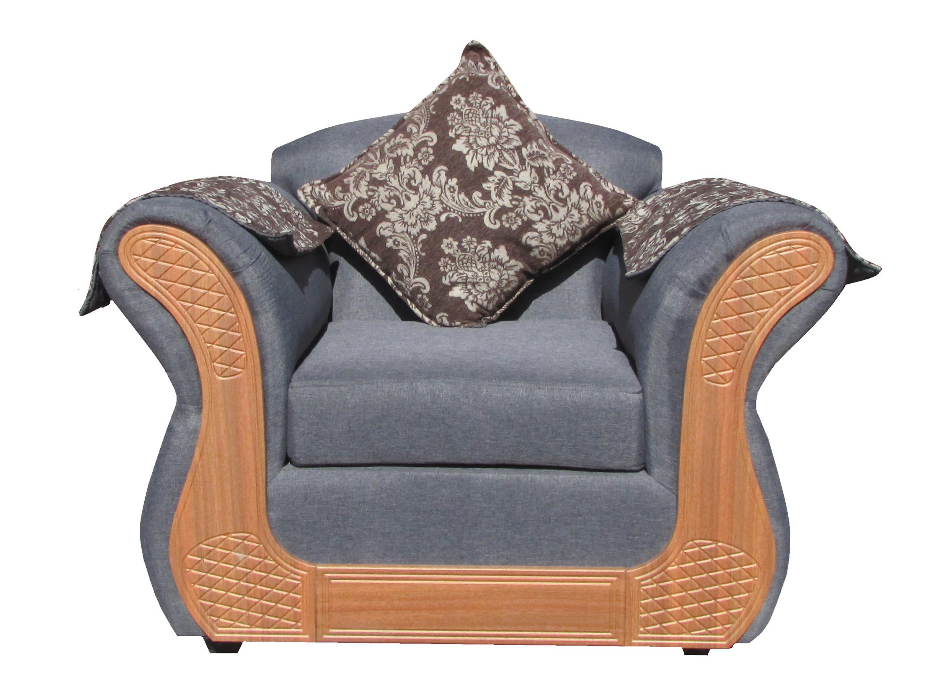 Juego Living Irlanda Miel: Sofá 2C + 2 Sillones 1C Chenille-2