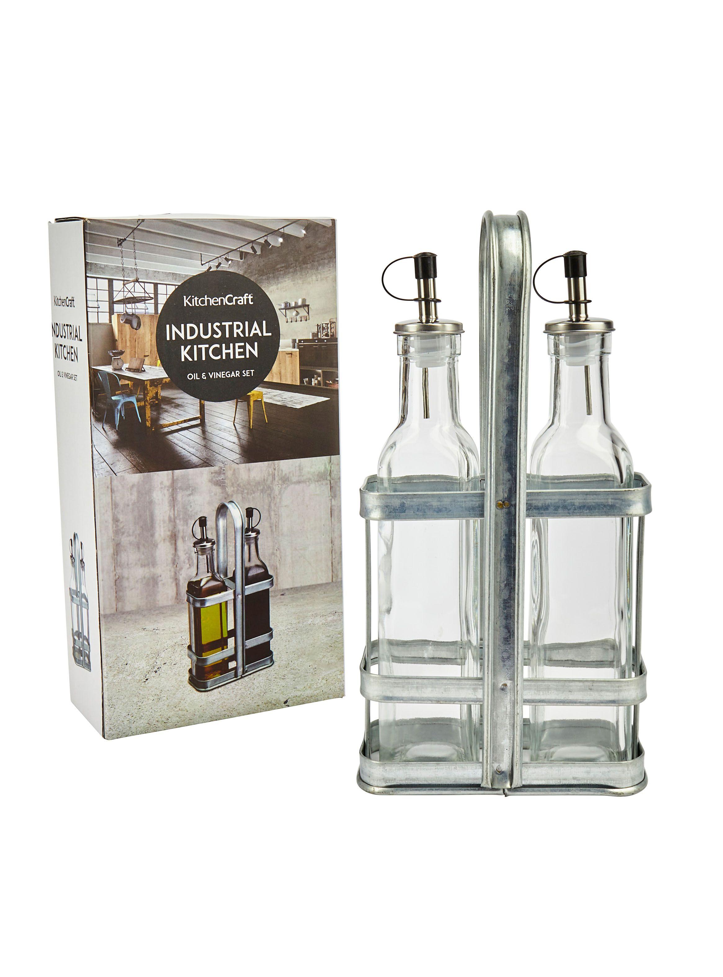 Set Kitchen Craft Alcúzas Aceite y Vinagre Industrial-2