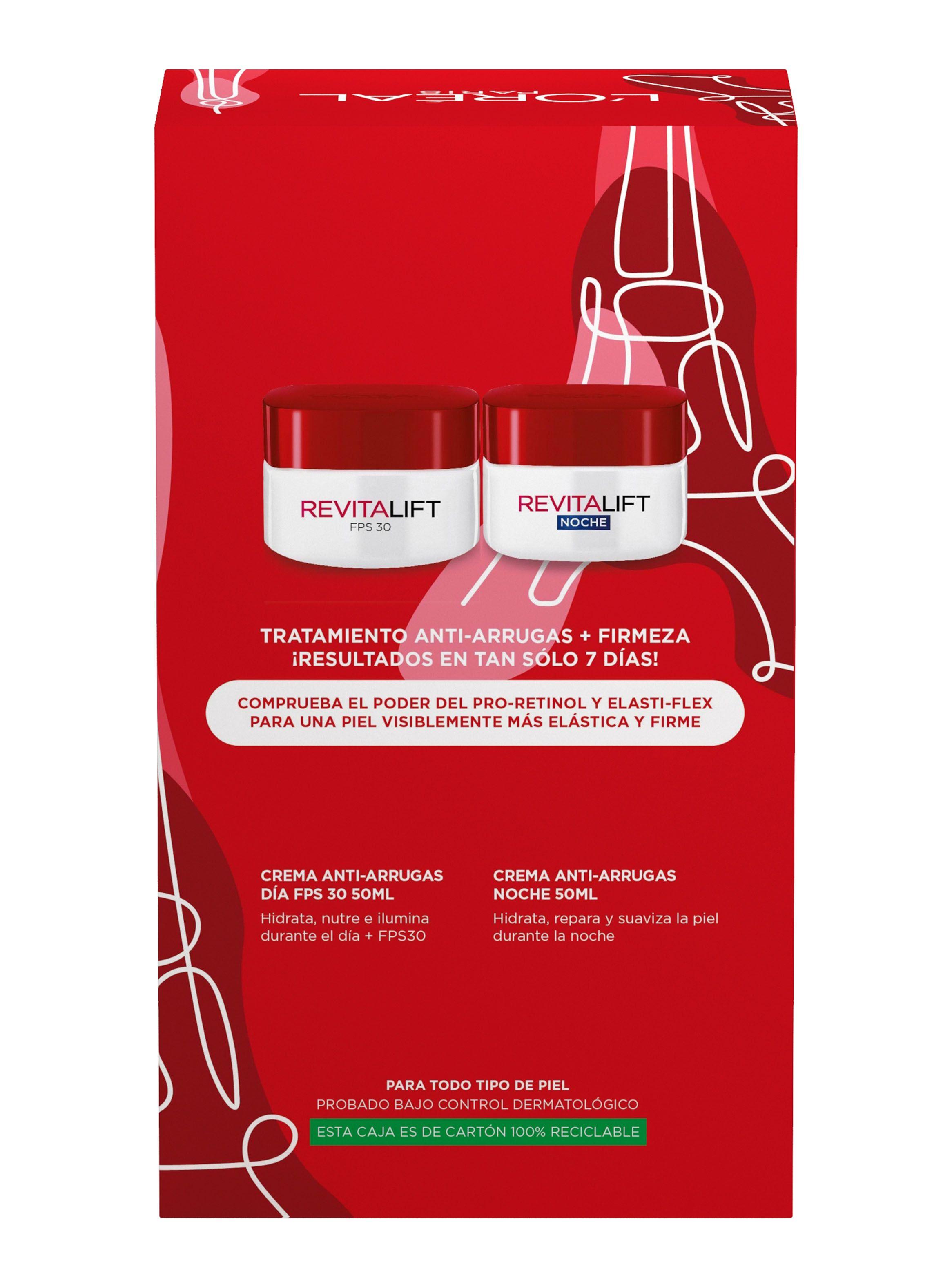 Set Dermo Expertise L'Oréal Paris Tratamiento Revitalift Día Spf 30+Noche-5