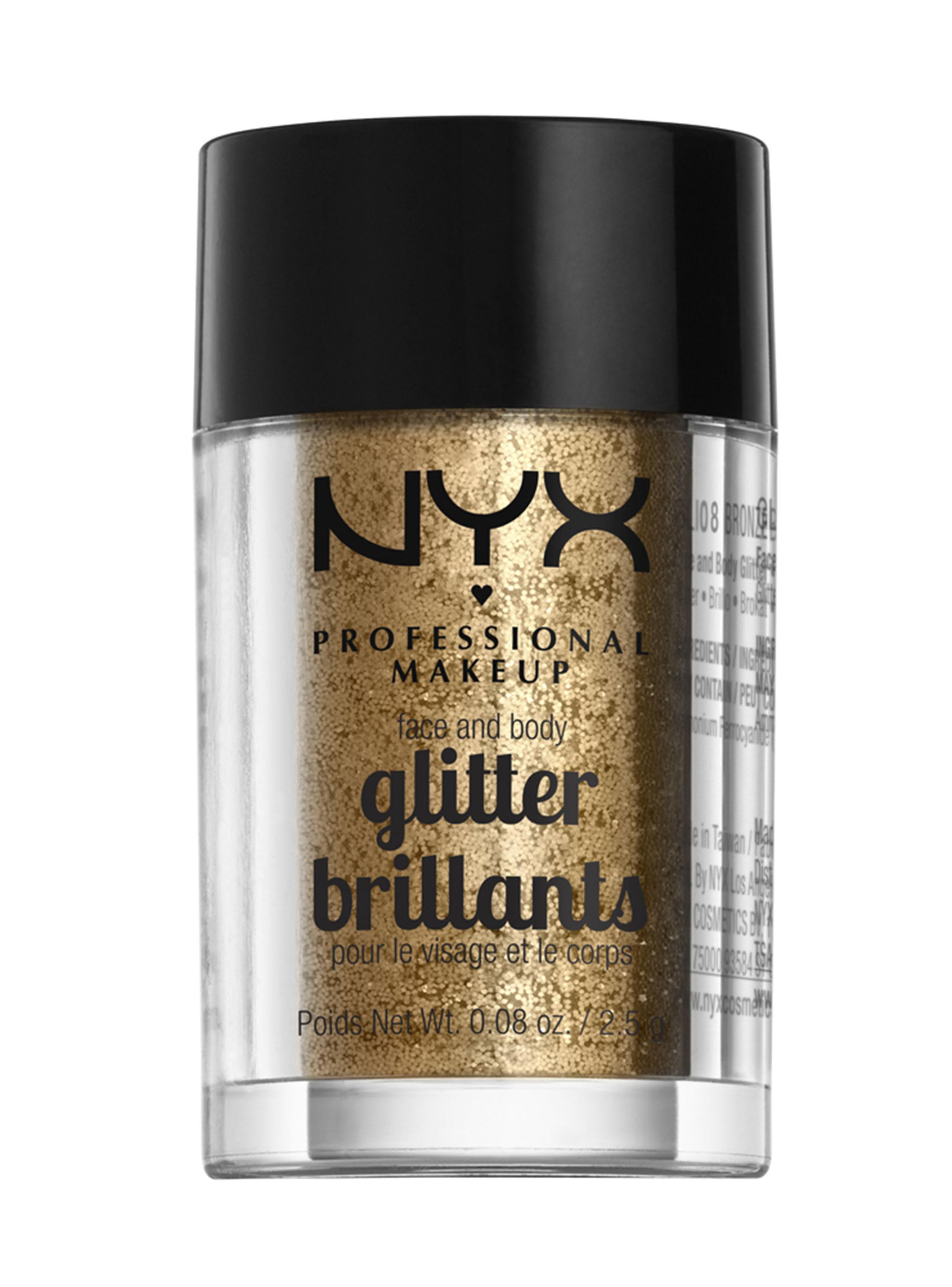 Brillo Facial Face & Body Gitter NYX Professional Makeup-2
