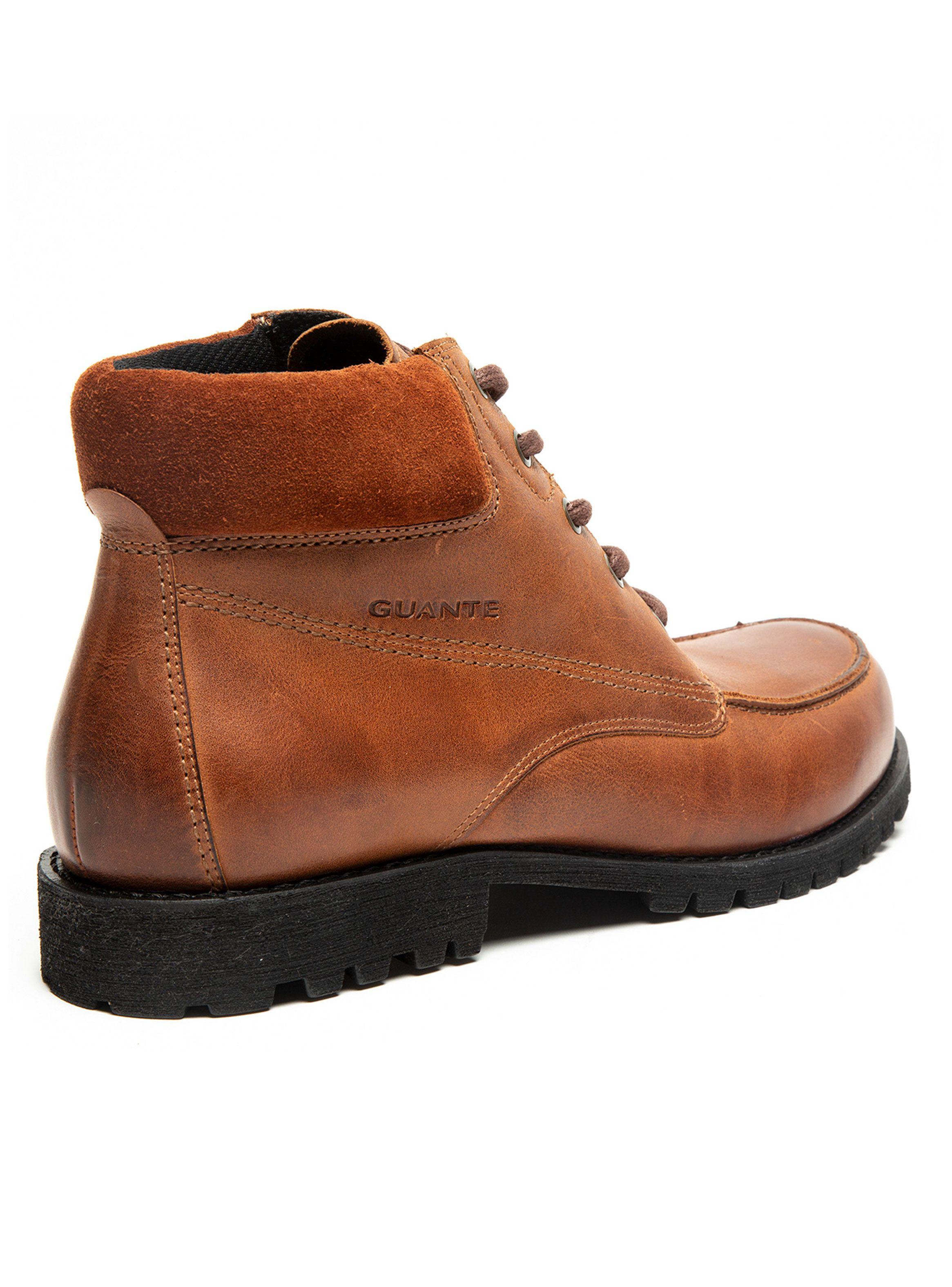 Botín Guante Tostado 4101 Hombre-4