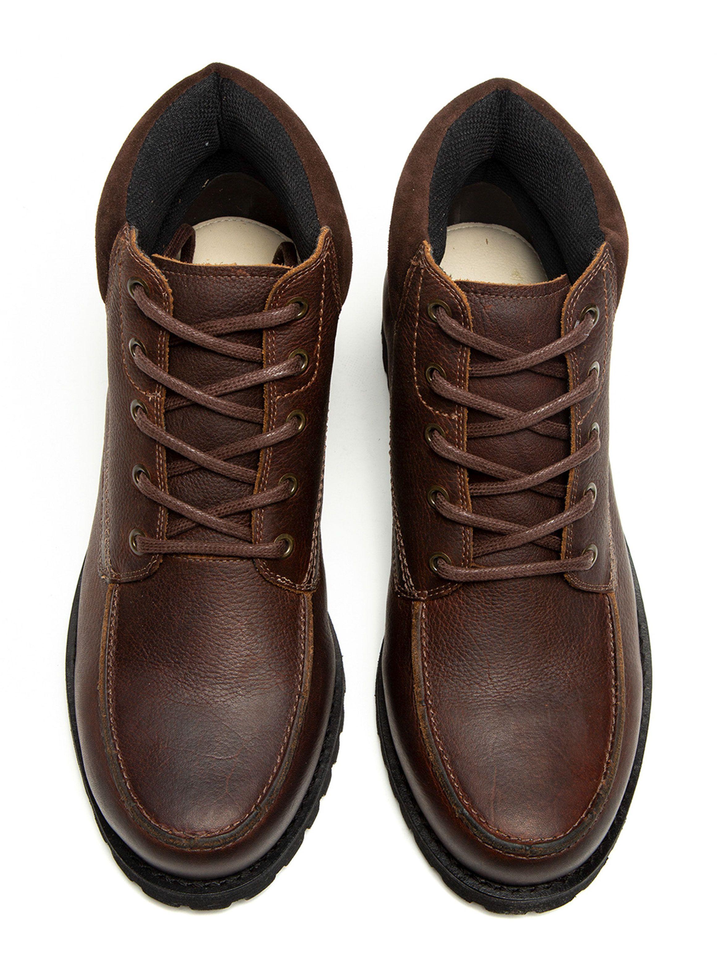 Botín Guante Chocolate 4101 Hombre-3