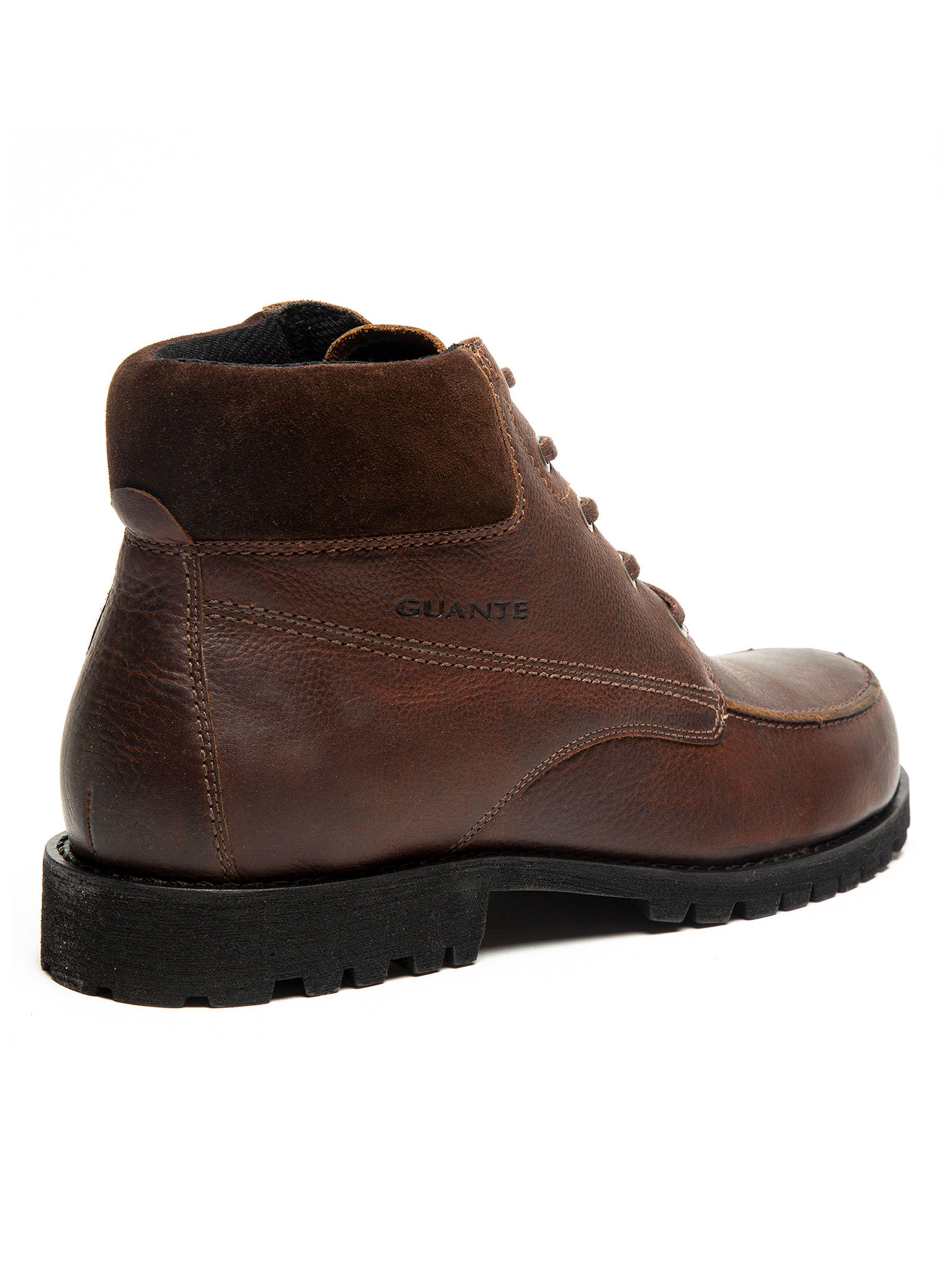 Botín Guante Chocolate 4101 Hombre-4