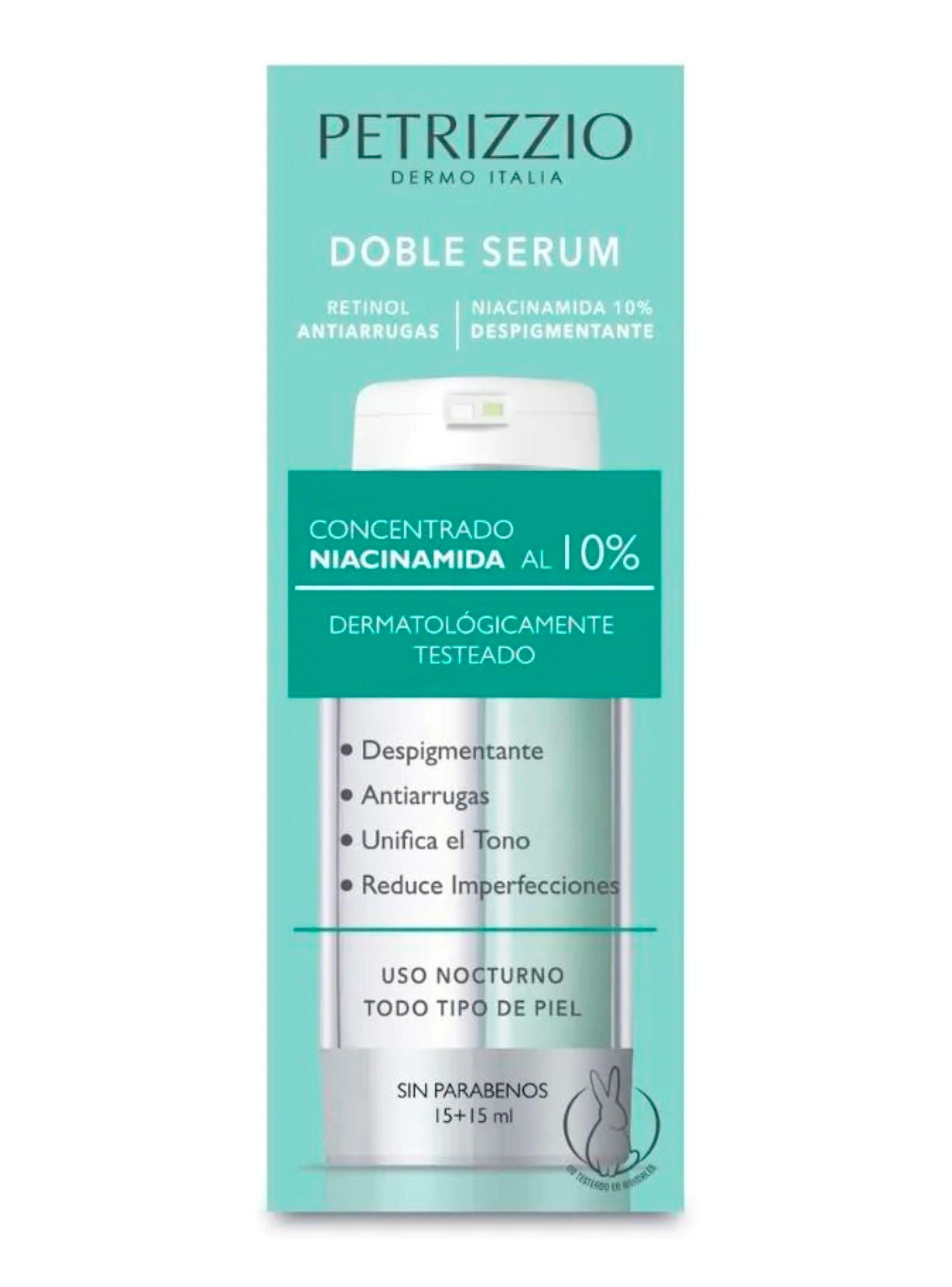 Doble Sérum Concentrado Niacinamida al 10% 15ml Petrizzio Dermo-1