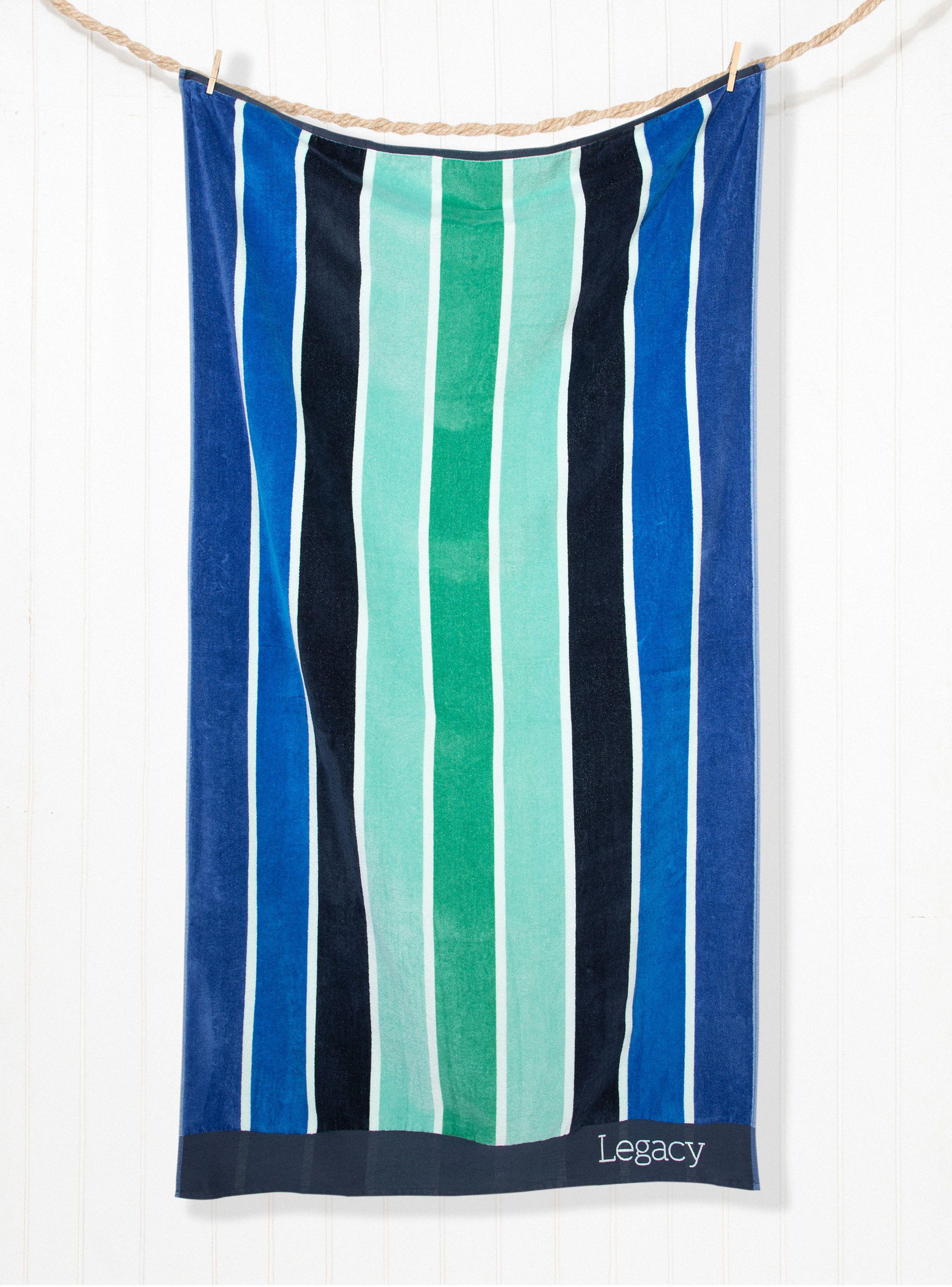 Toalla de Playa 100 x 180 cm Azules-0