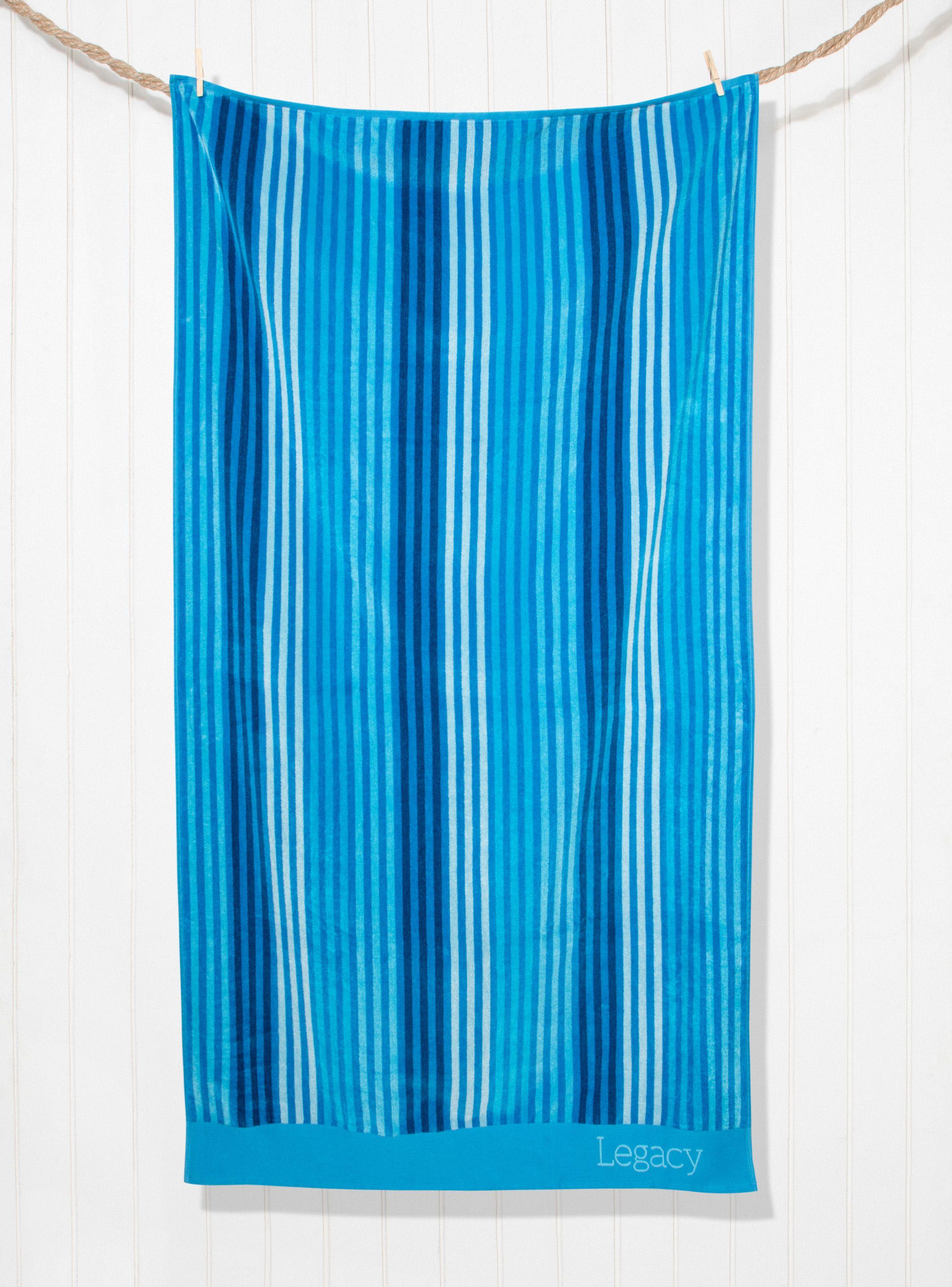 Toalla de Playa 100 x 180 cm Azules-0