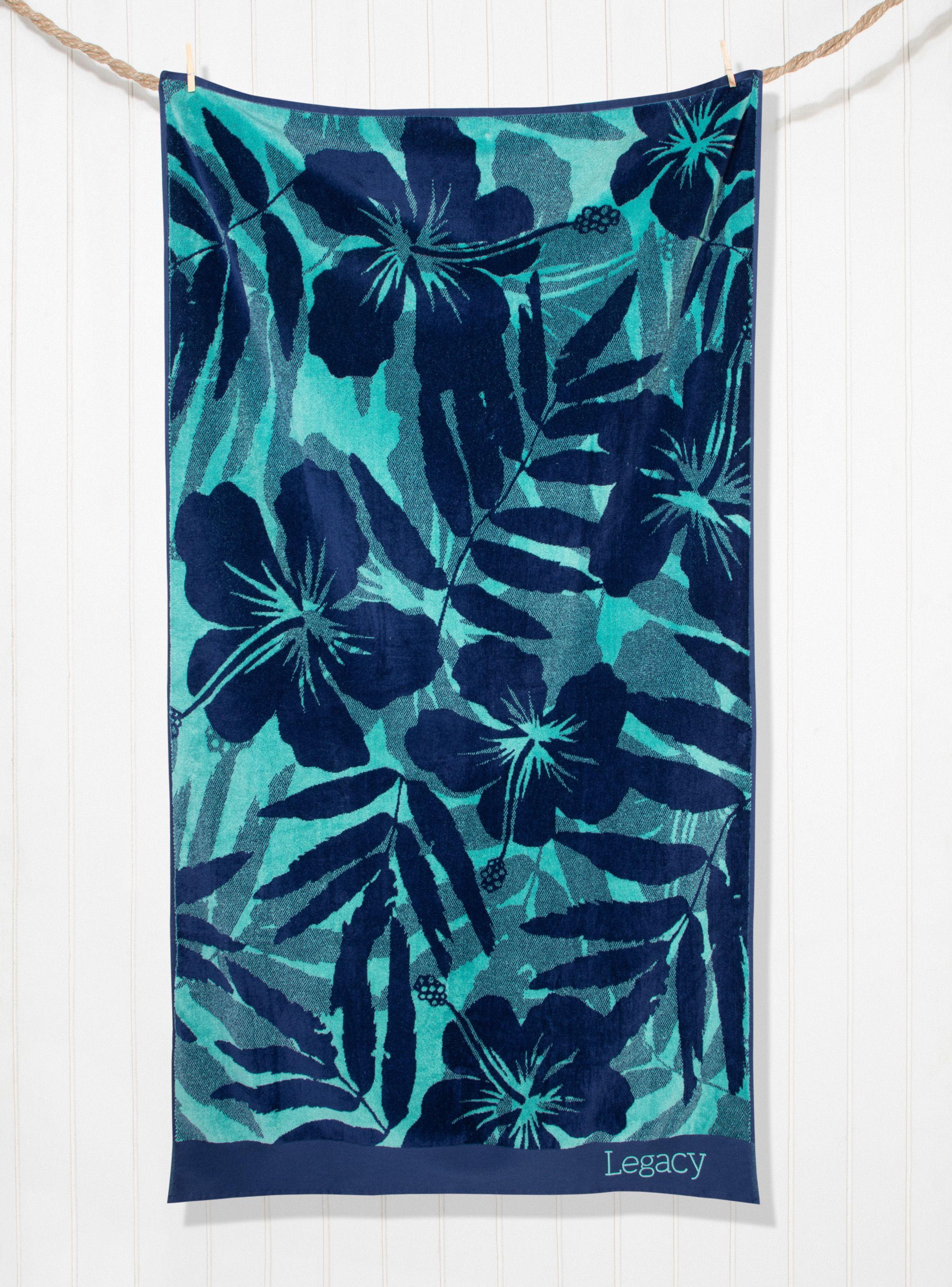Toalla de Playa 100 x 180 cm Azules-0