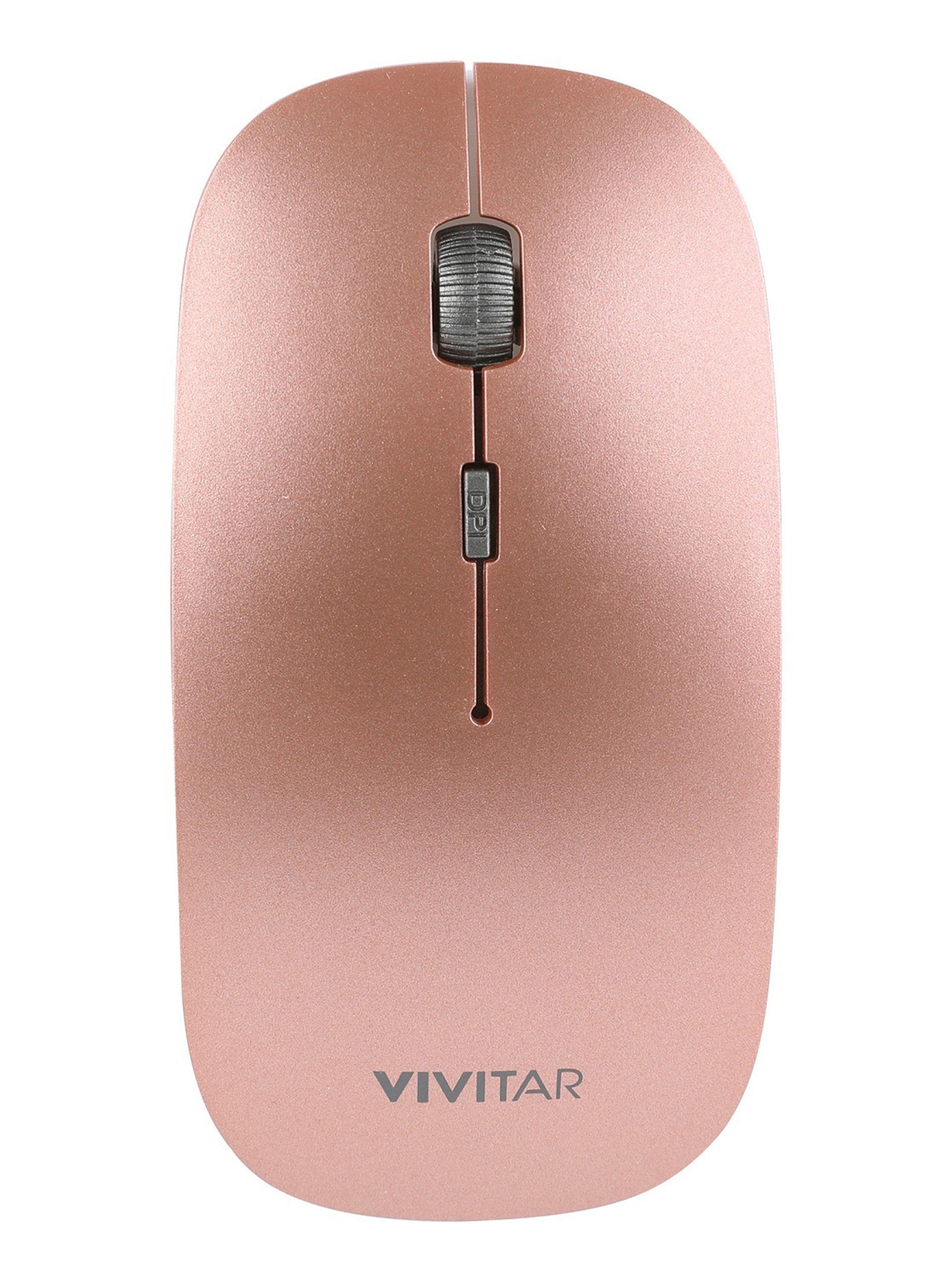 Mouse Wireless Optical Rose-0