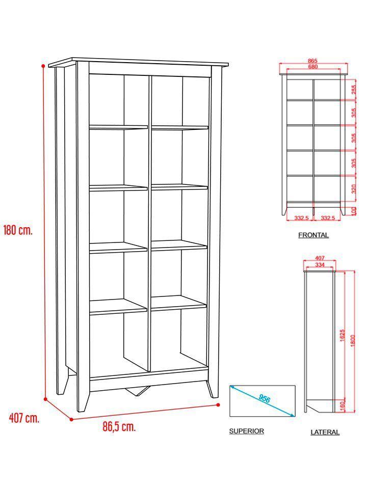 Librero Essential Rovere TuHome-2