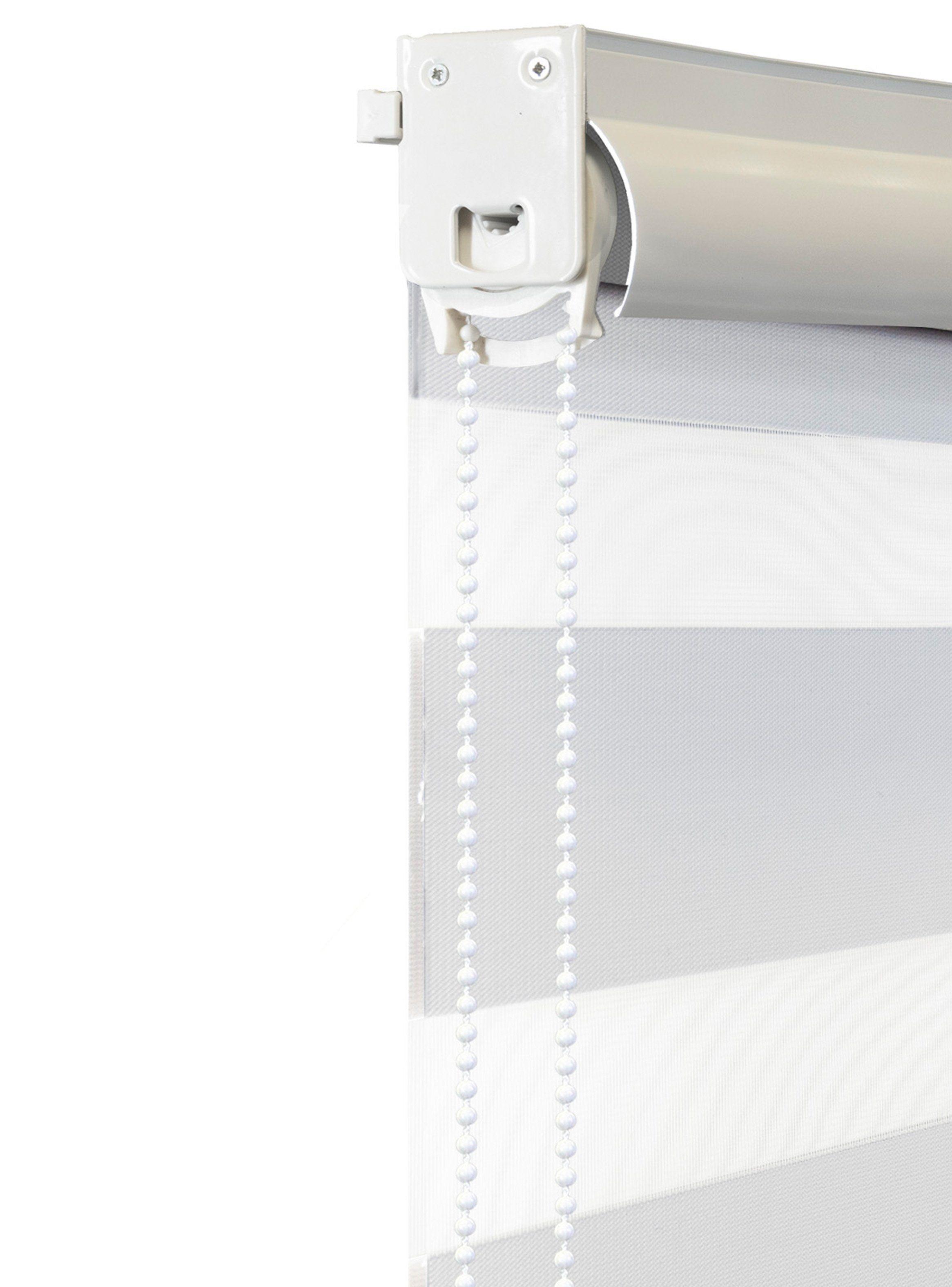 Cortina Roller Dúo Blackout 120x250 cm Blanco-0