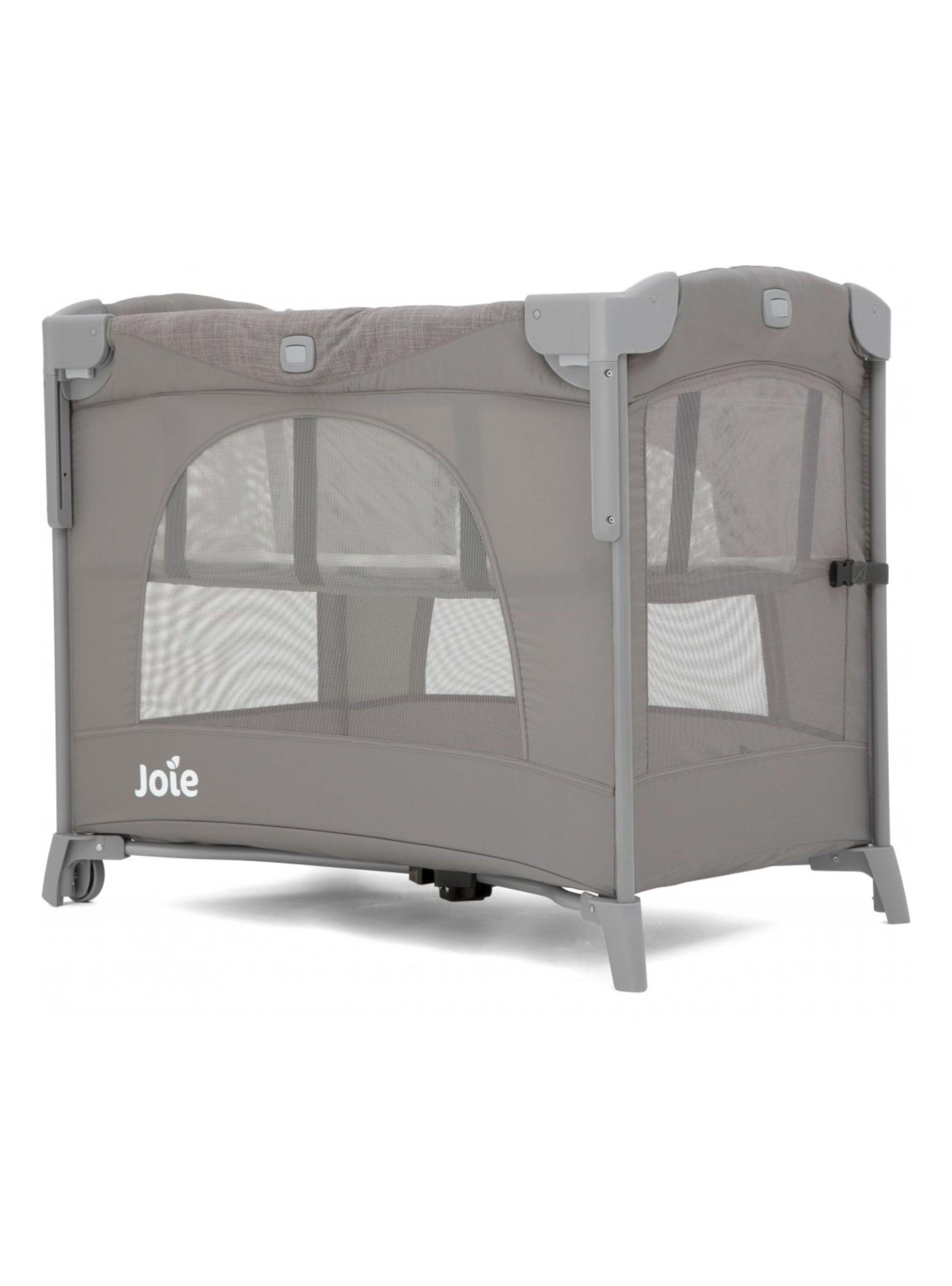 Cuna Corral Colecho Kubbie Sleep Gris Joie-1