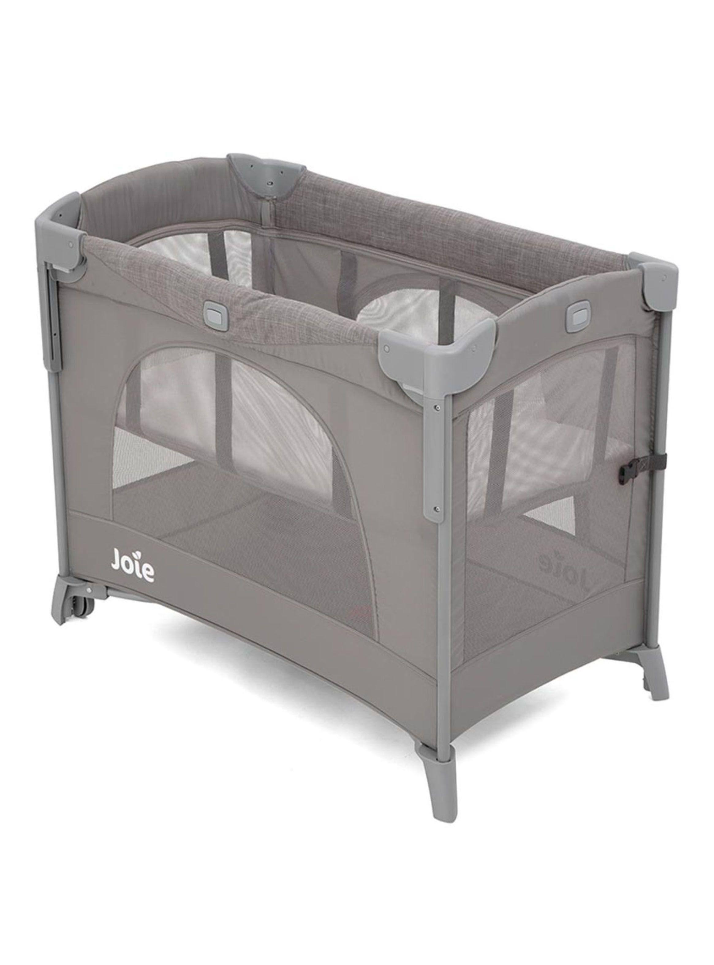 Cuna Corral Colecho Kubbie Sleep Gris Joie-0