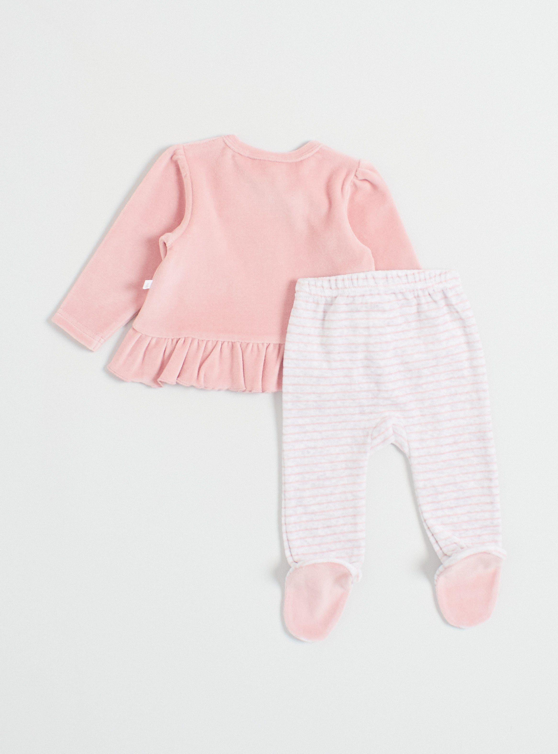 Conjunto con Polera y Pantalón Estampado Niña-1