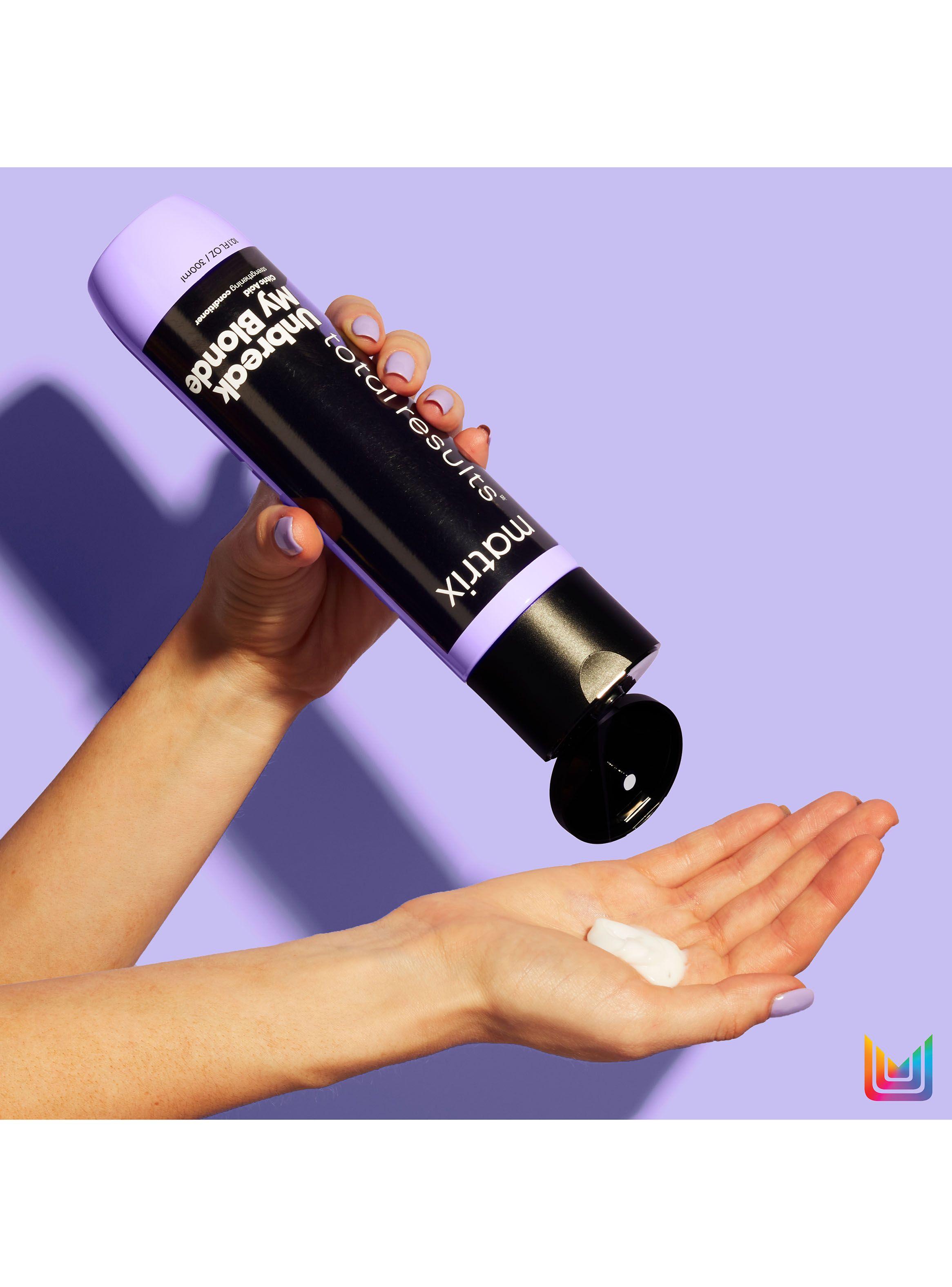 Acondicionador Sin Sulfatos Fortalecedor Cabello Rubio Decolorado Unbreak My Blonde 300ml-3