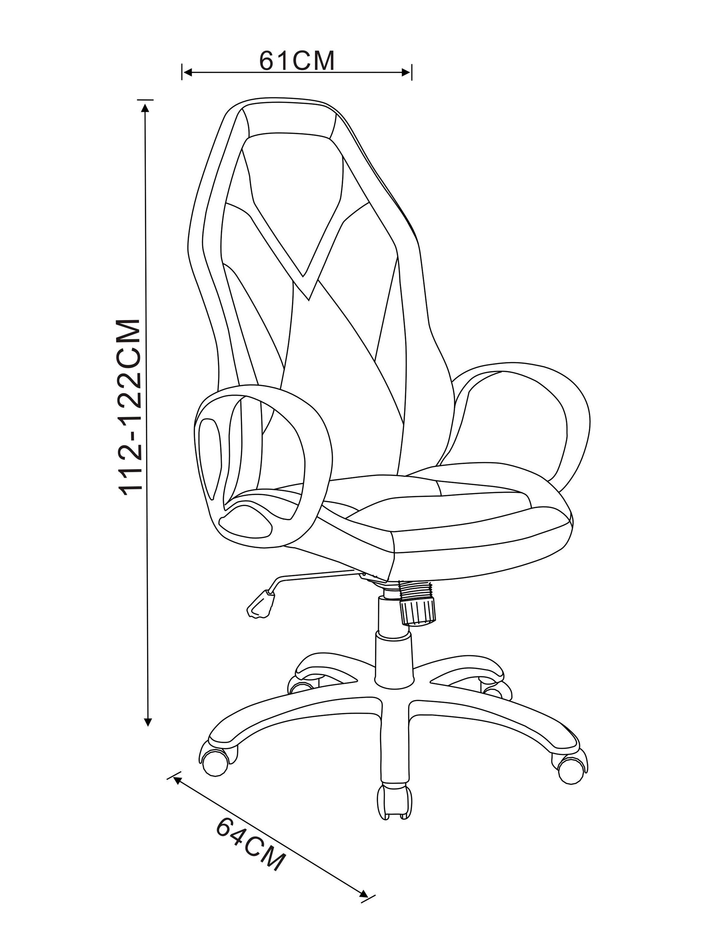 Sillón Gamer Izi Negro-1