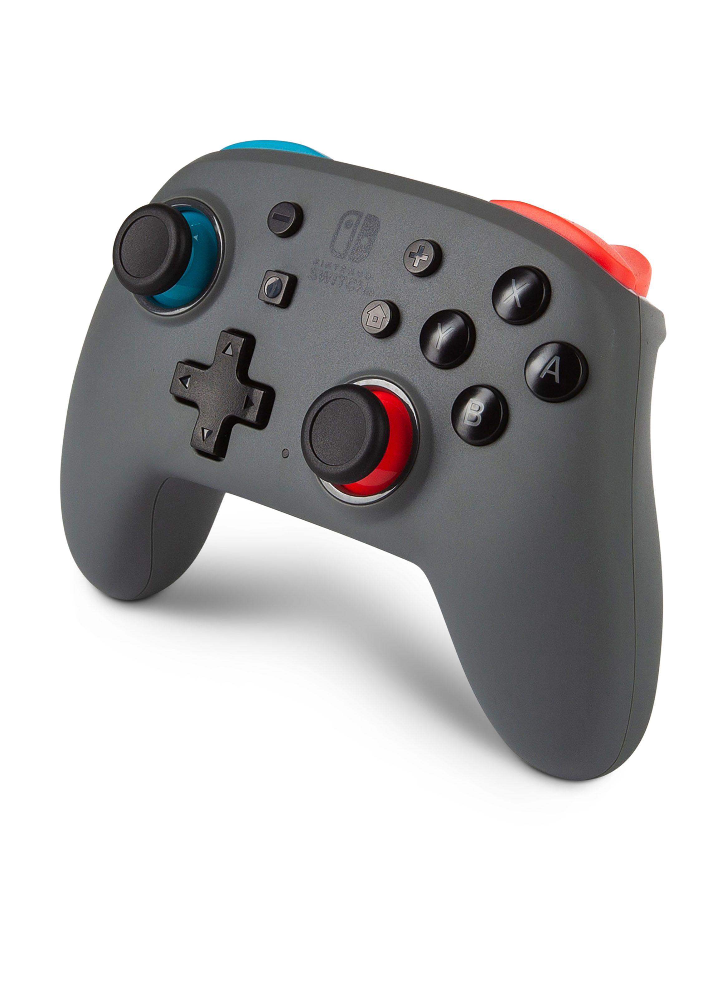 Control Nintendo Inalámbrico PowerA para Switch Gris-Neón-2