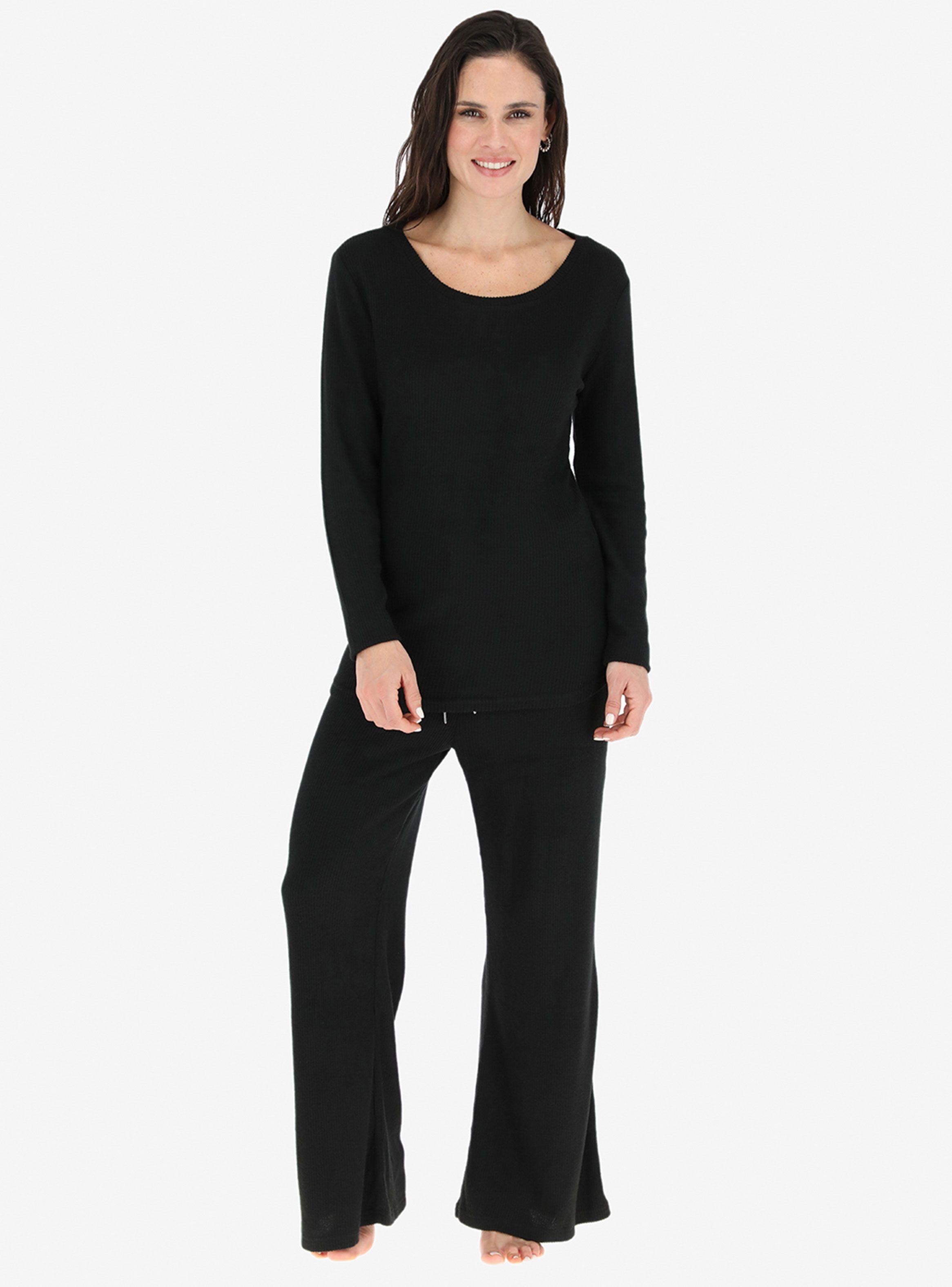 Pantalón Flores Rib Material Polyviscosa-3