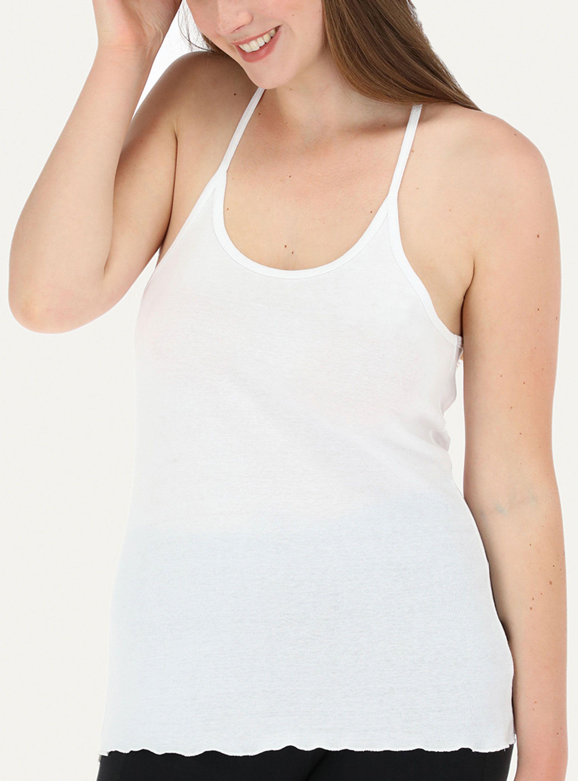 Polera Rib sin Mangas-0