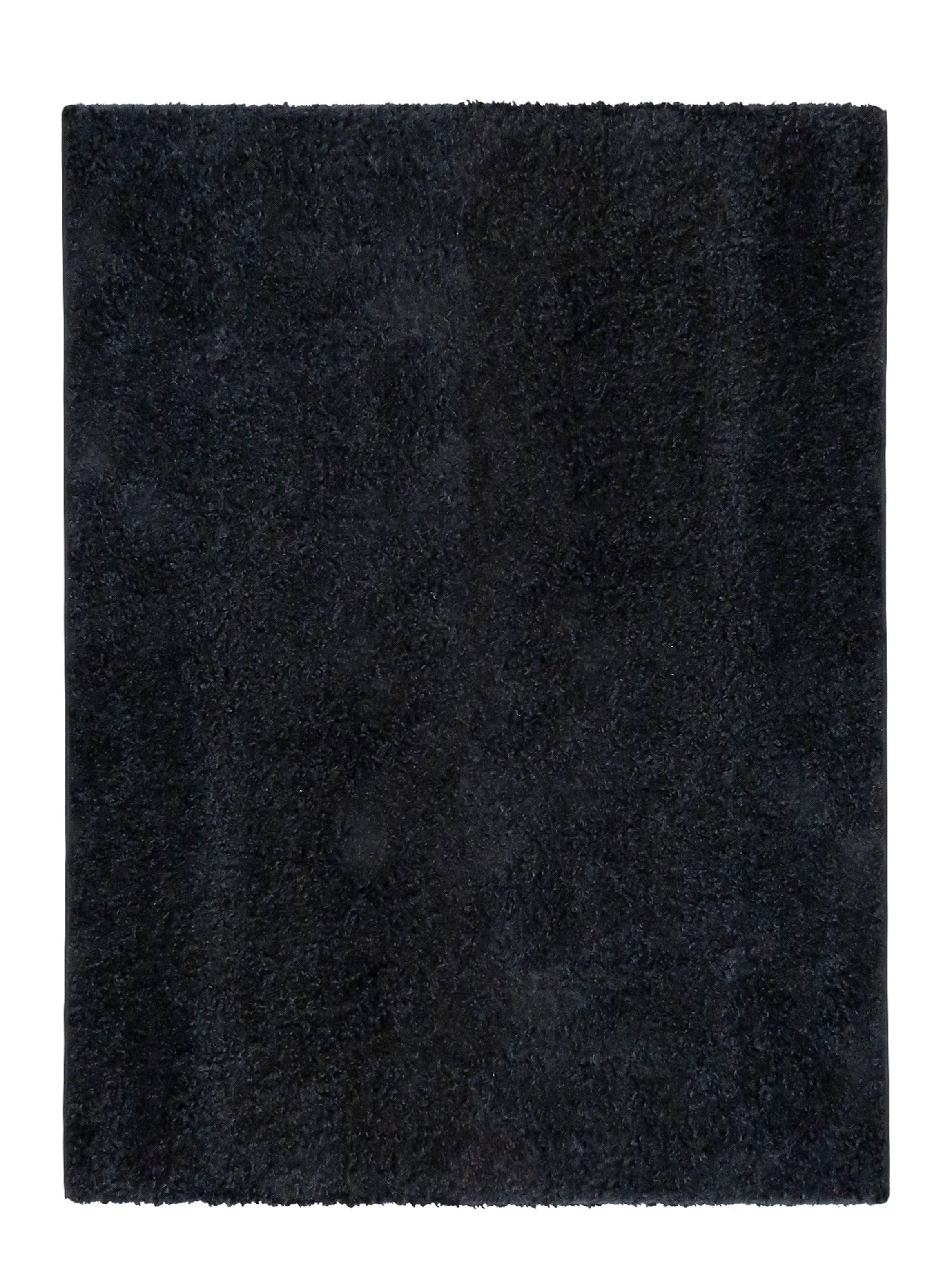 Bajada de Cama Shaggy Lisa 50 x 100 cm Negra-0